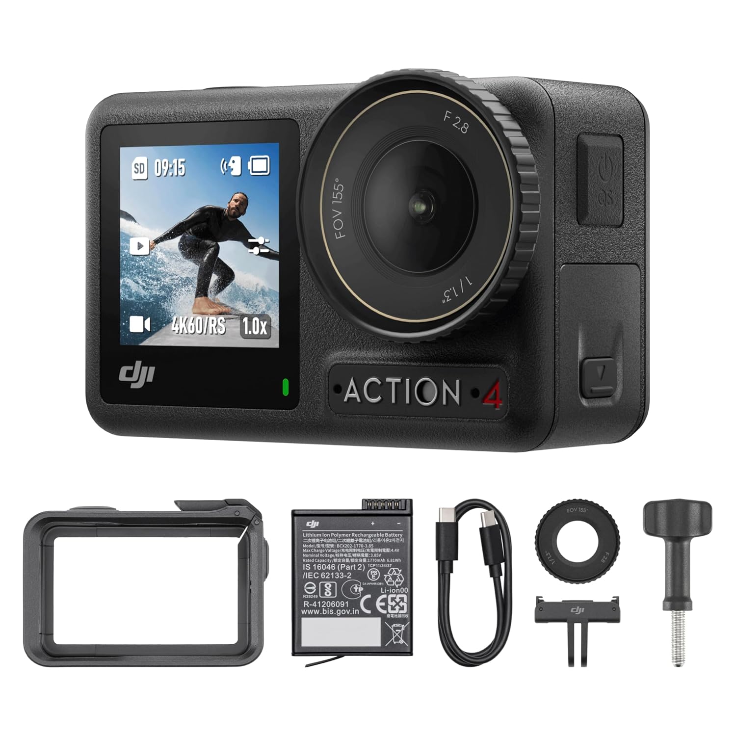 DJI Osmo Action 4 Standard Combo Action Camera