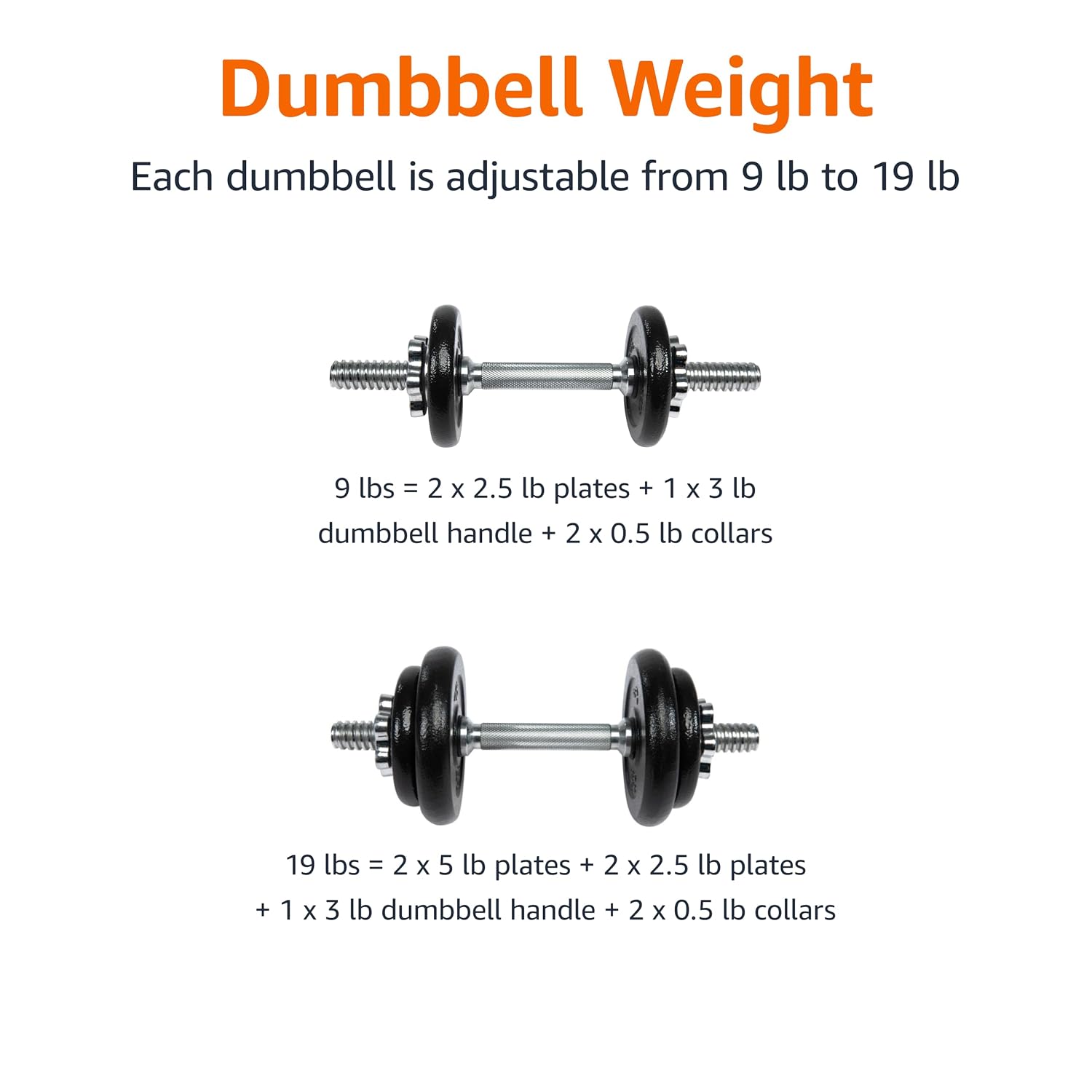 Amazon Adjustable Dumbbell Set