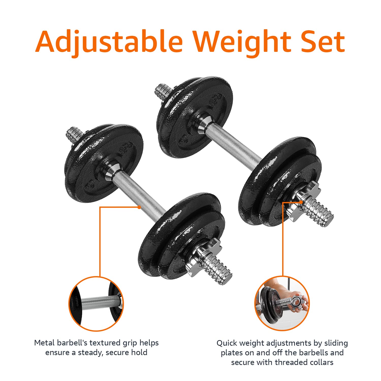 Amazon Adjustable Dumbbell Set