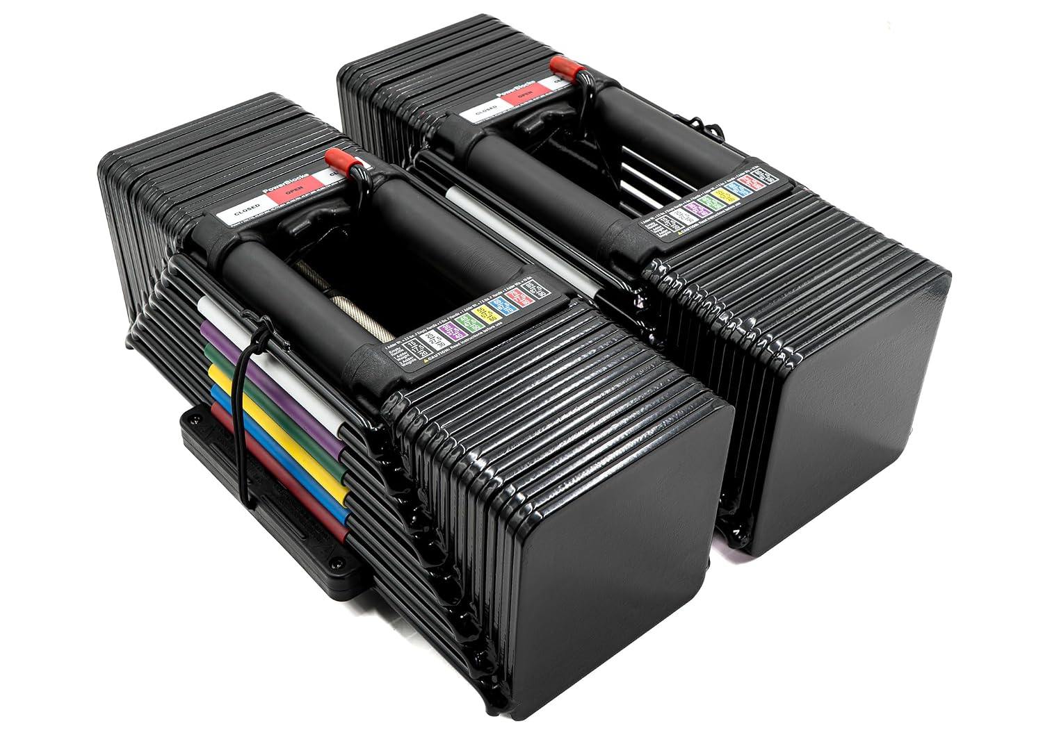 PowerBlock Elite EXP Stage 1 5-50 lb Adjustable Dumbbell Pair