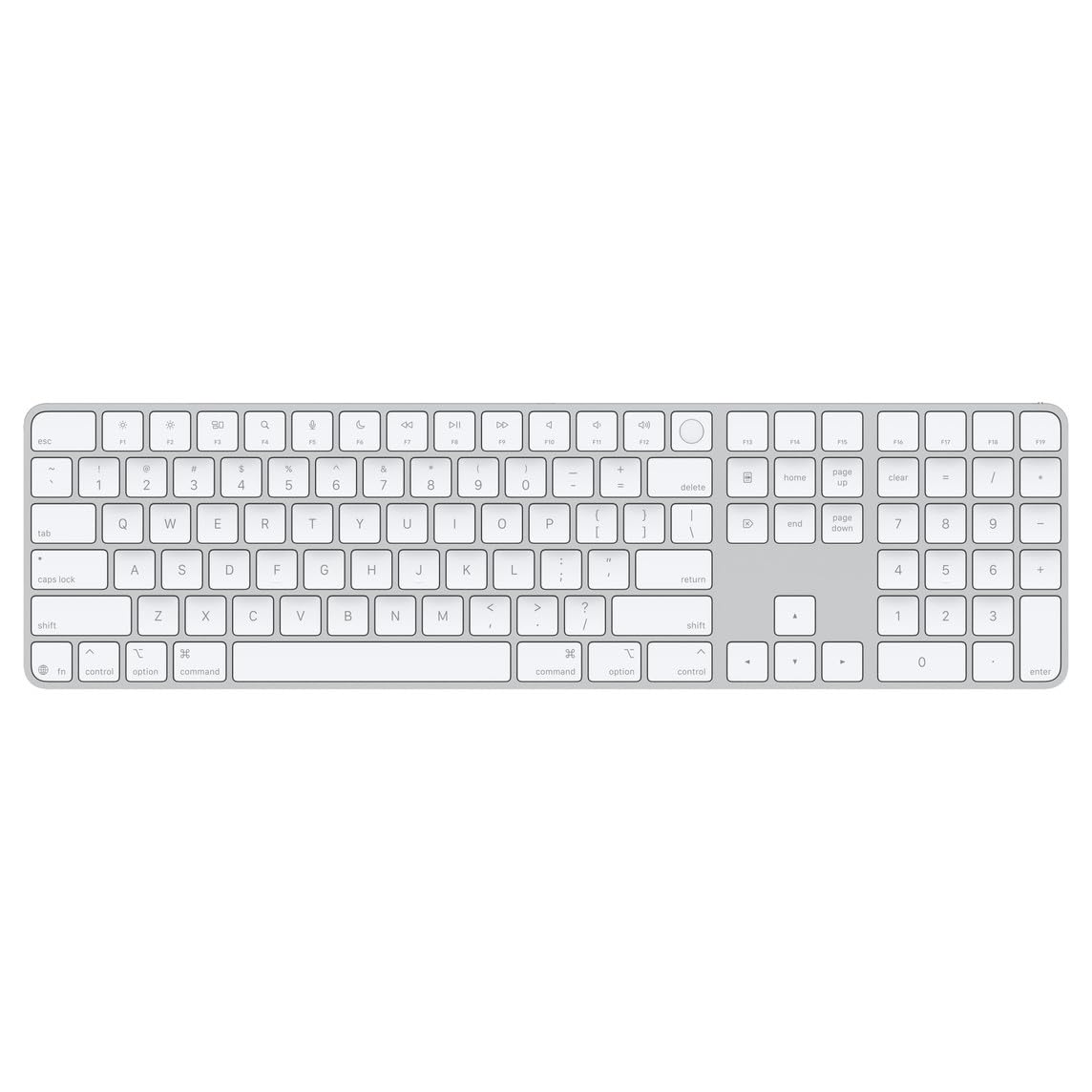 Apple Magic Keyboard with Touch ID and Numeric Keypad - White Keys