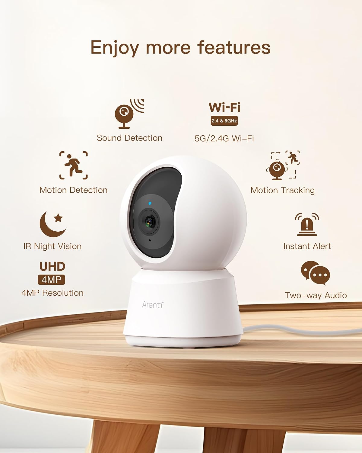 ARENTI P2Q 4MP Pet Camera