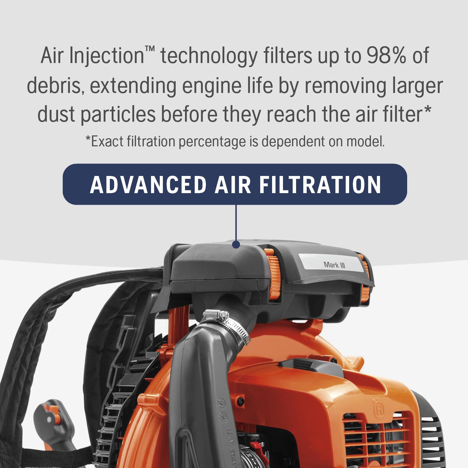 Husqvarna 580BTS Gas Backpack Leaf Blower, 75.6-cc 4.59-HP 2-Cycle