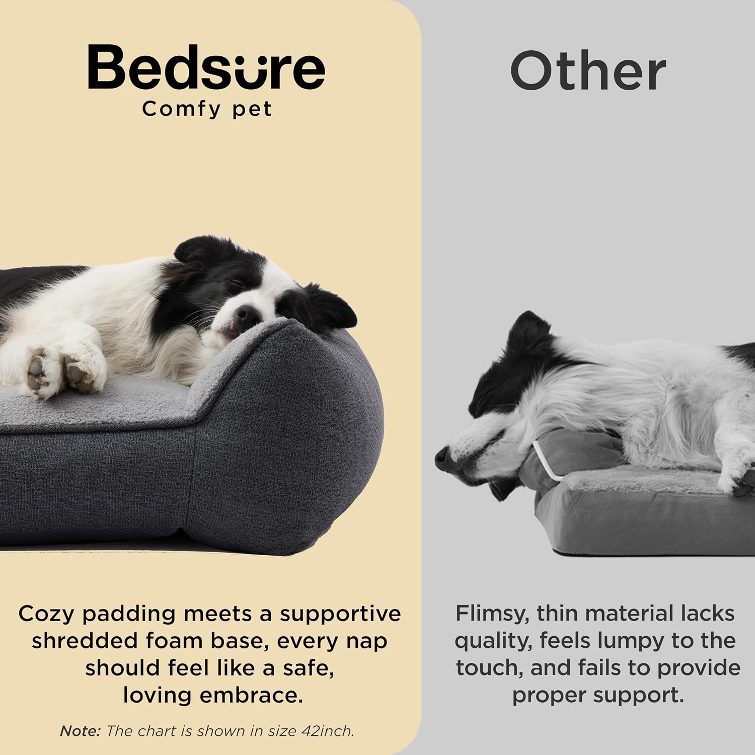 Bedsure SupportMax XL Dog Bed
