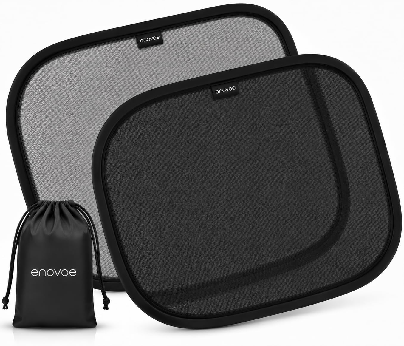 Enovoe 19" x 12" Car Window Shades 2-Pack