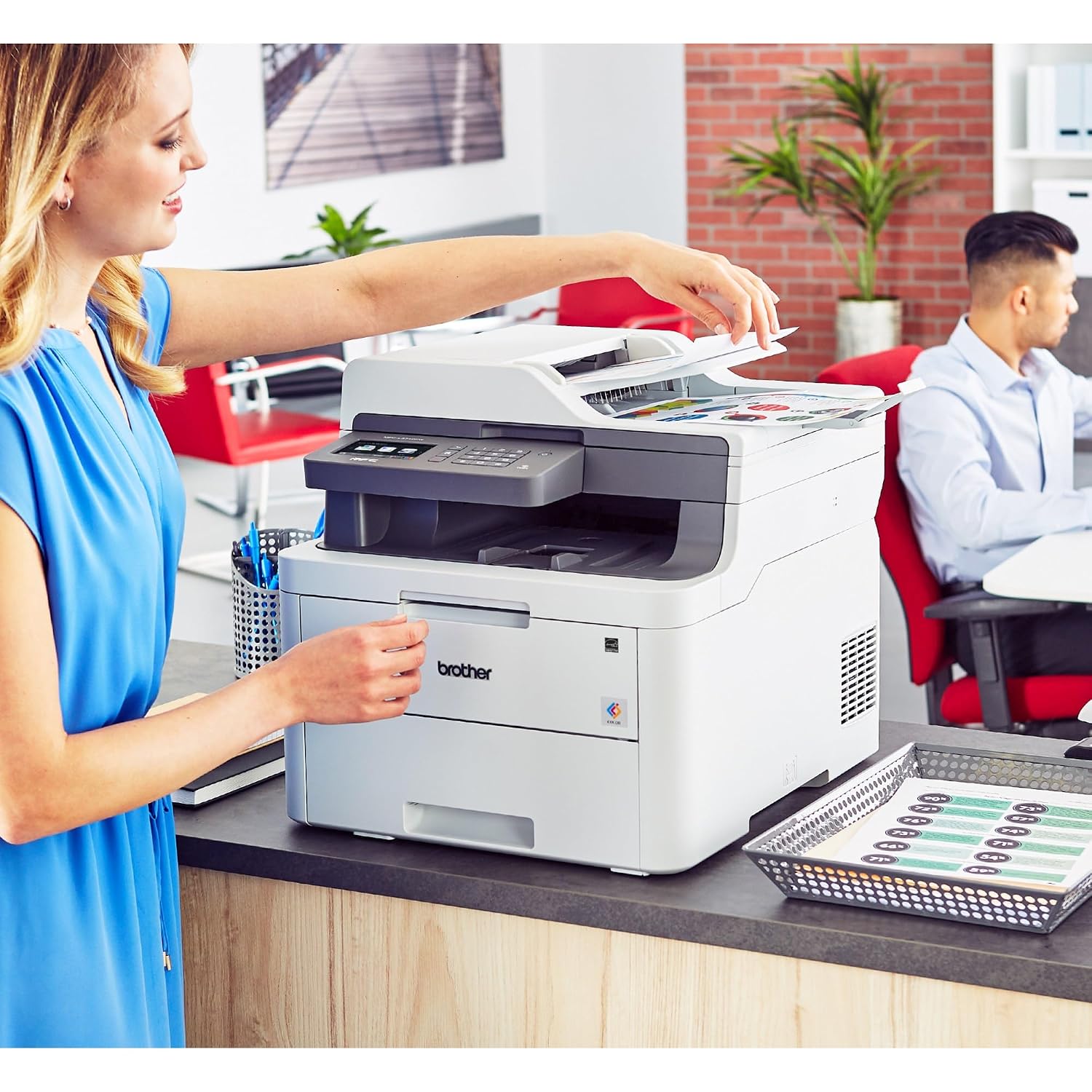 Brother MFC-L3710CW Compact Digital Color All-in-One Printer