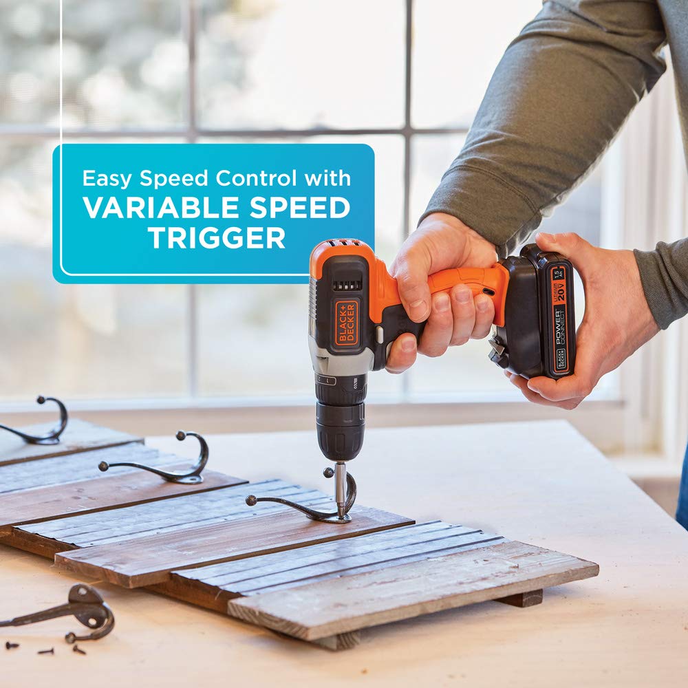 Black+Decker 20V Max Cordless Drill