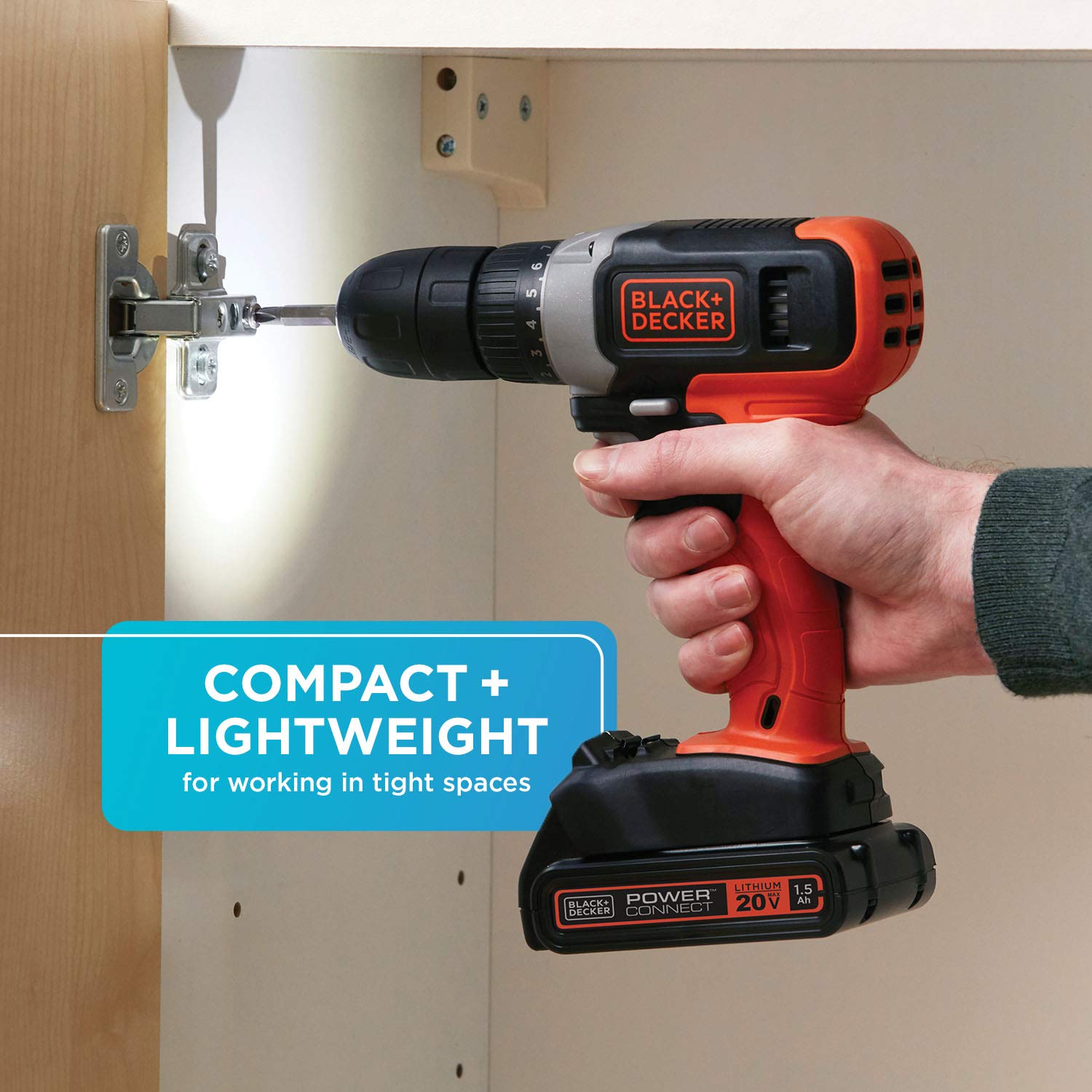 Black+Decker 20V Max Cordless Drill