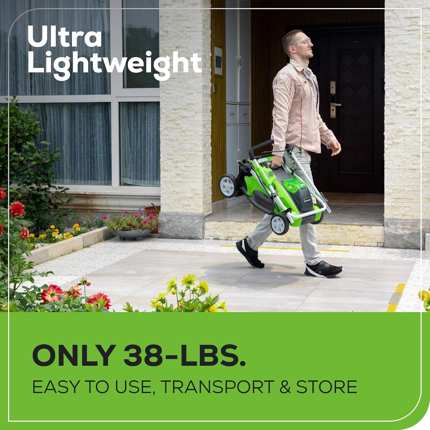 Greenworks 40V 16in Cordless Lawn Mower