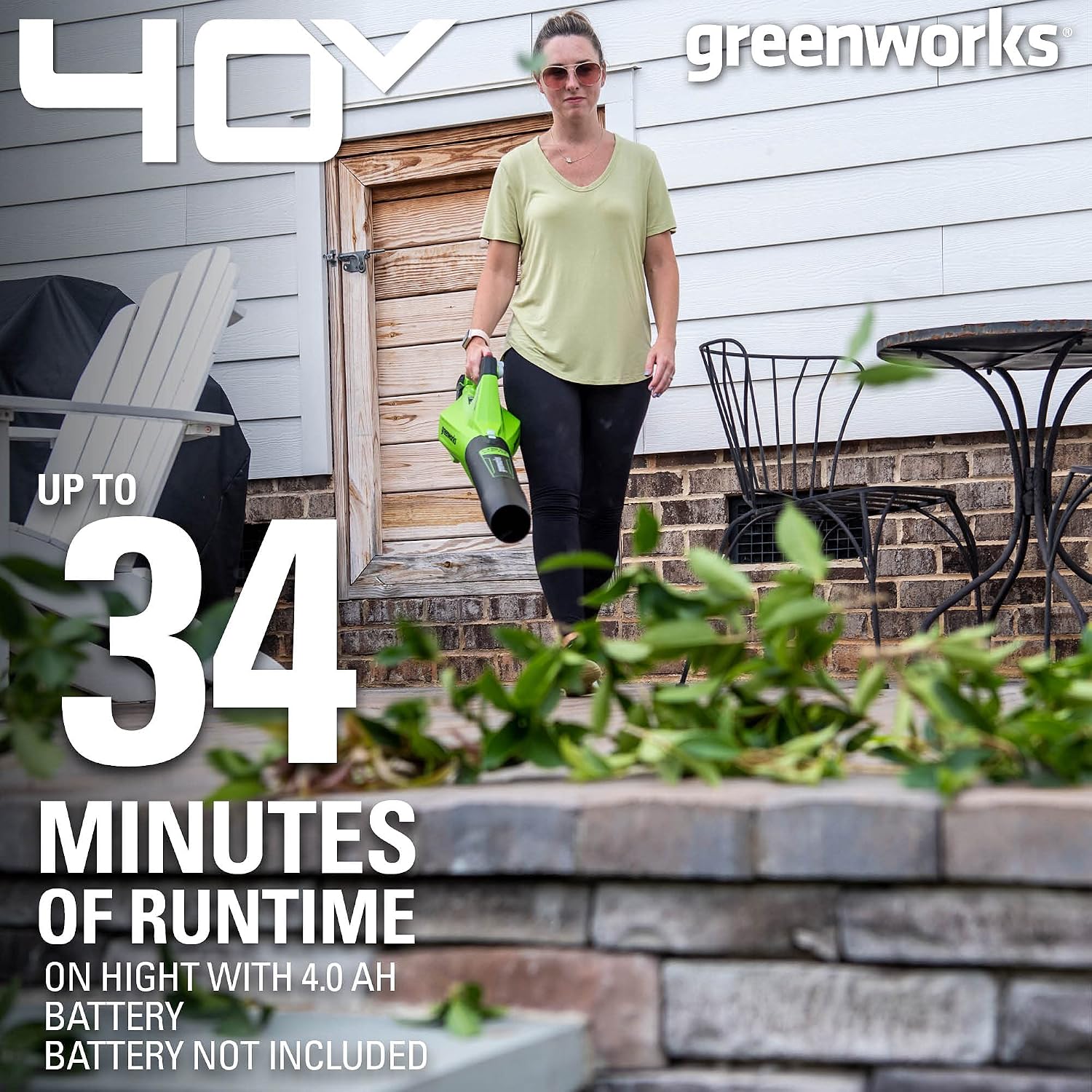 Greenworks 40V 450 CFM Cordless Leaf Blower