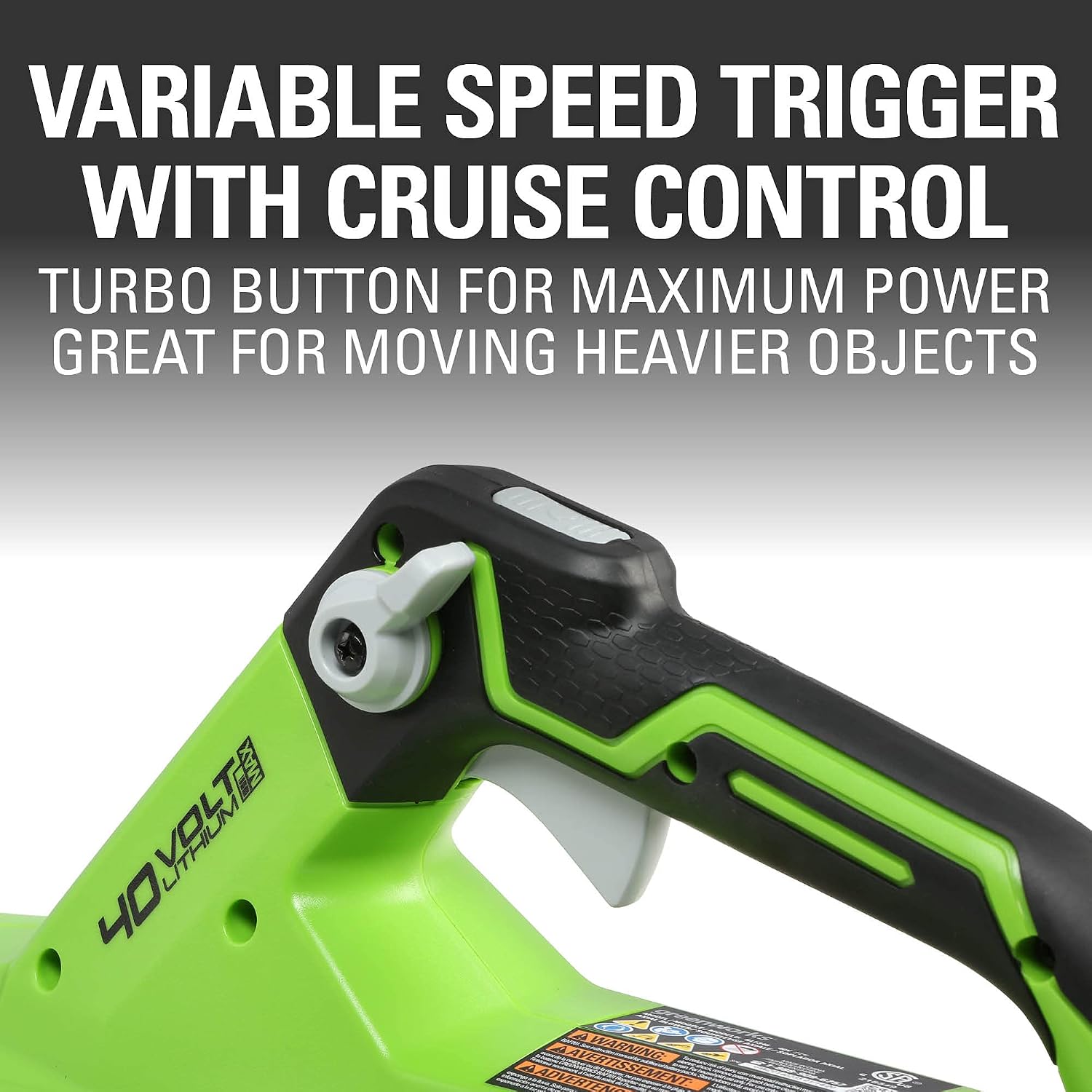 Greenworks 40V 450 CFM Cordless Leaf Blower