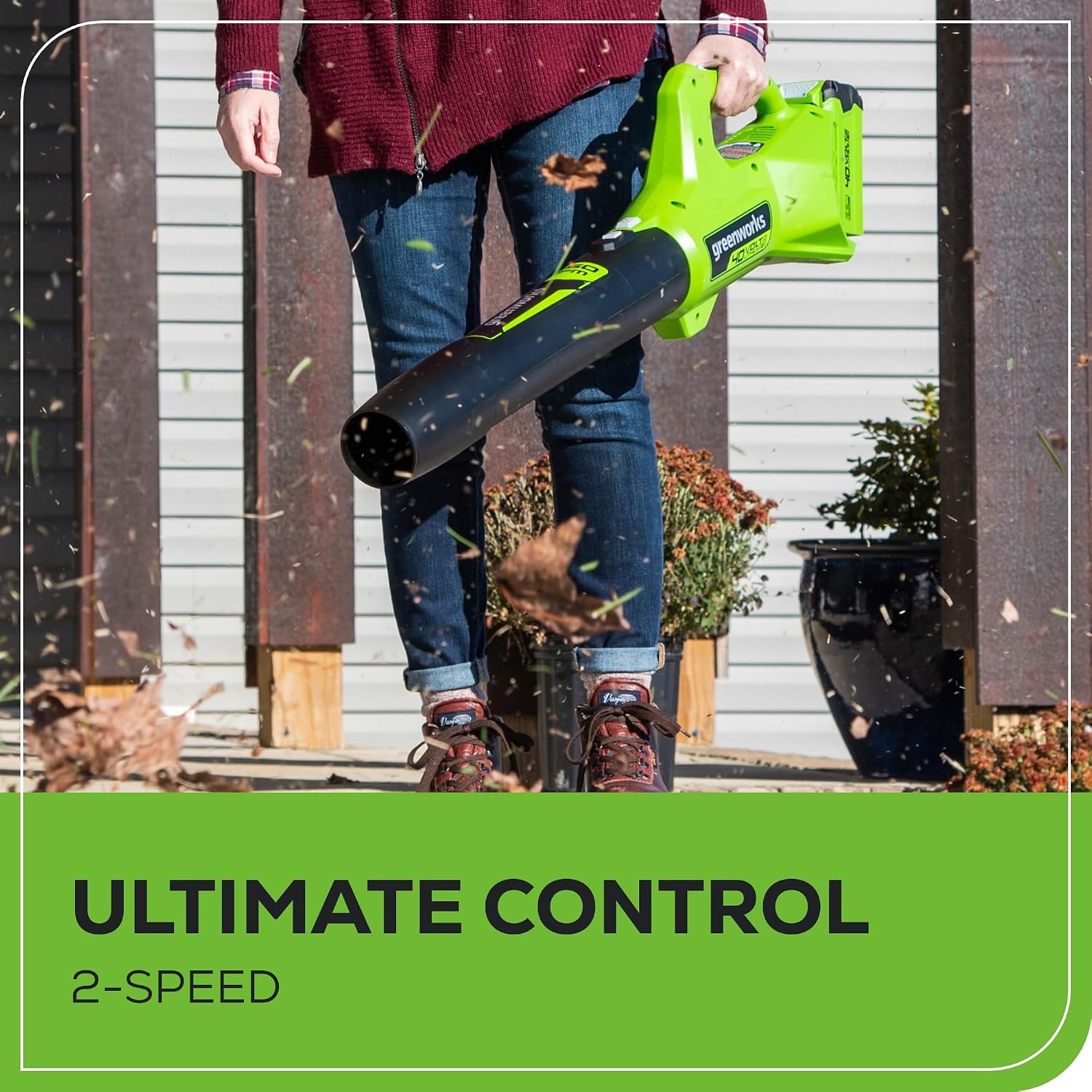 Greenworks 40V Cordless Leaf Blower