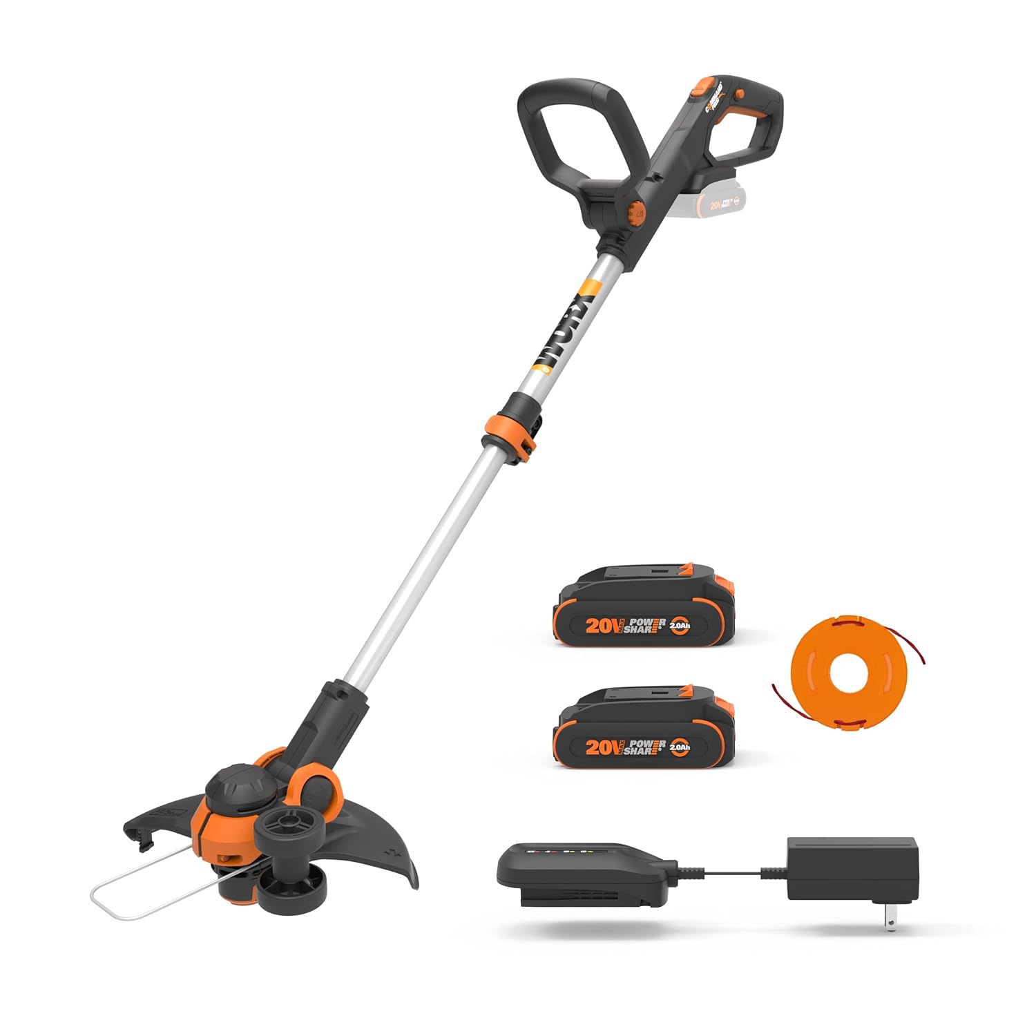 WORX 20V 12-Inch 2-in-1 Cordless String Trimmer & Electric Lawn Edger