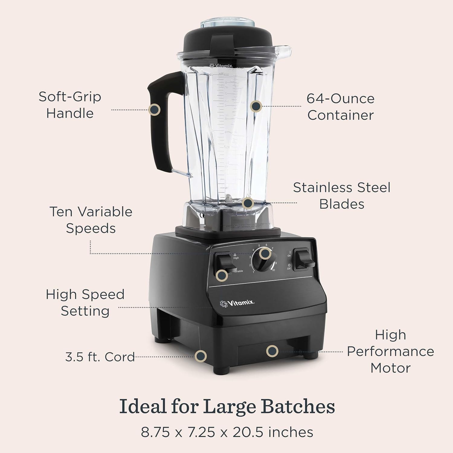 Vitamix 5200 64-Oz Countertop Blender