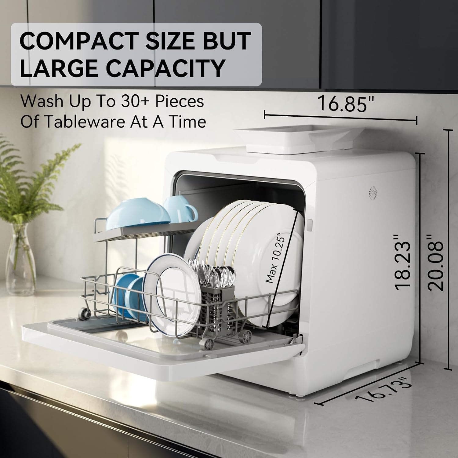 Hermitlux Countertop Dishwasher