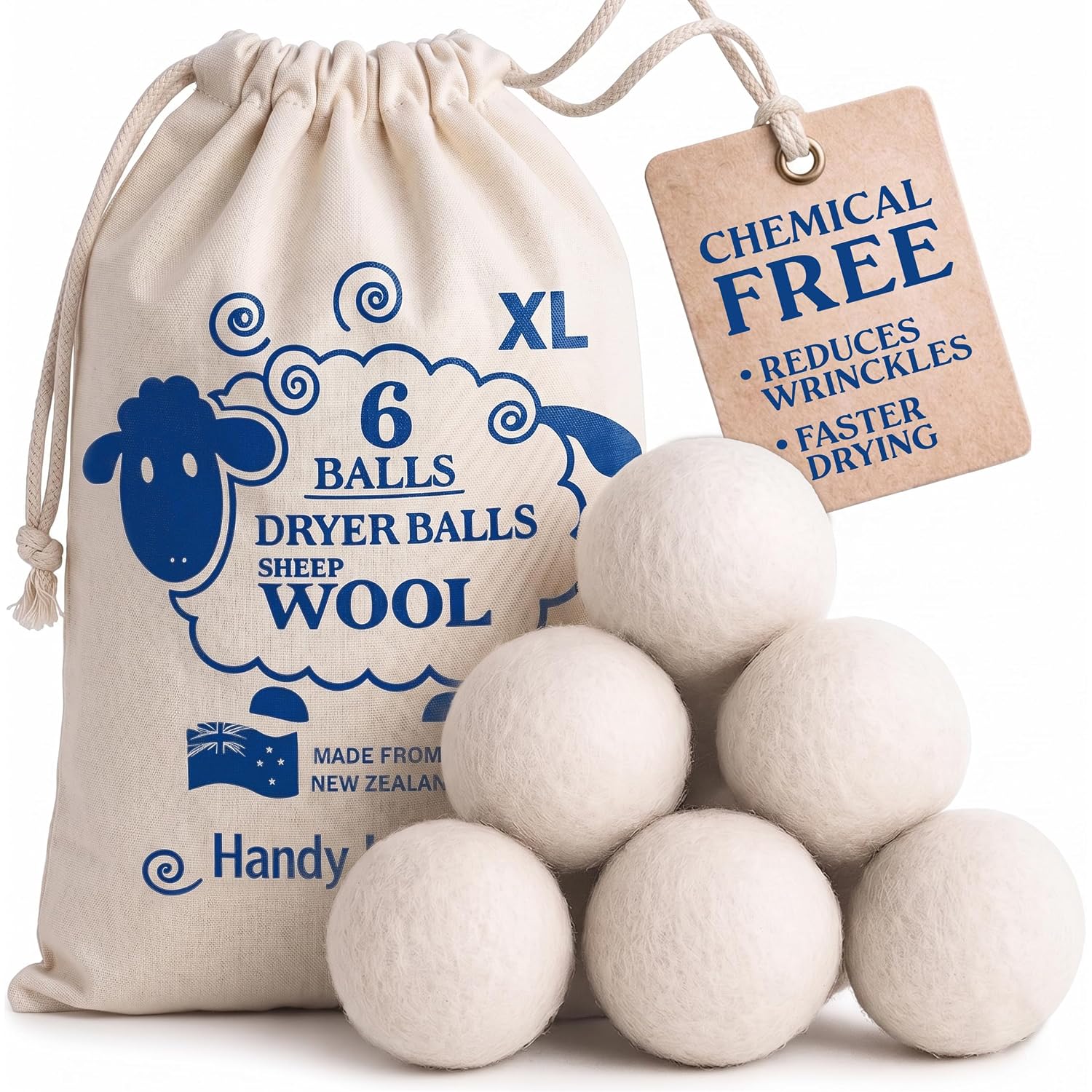 Handy Laundry Wool Dryer Balls