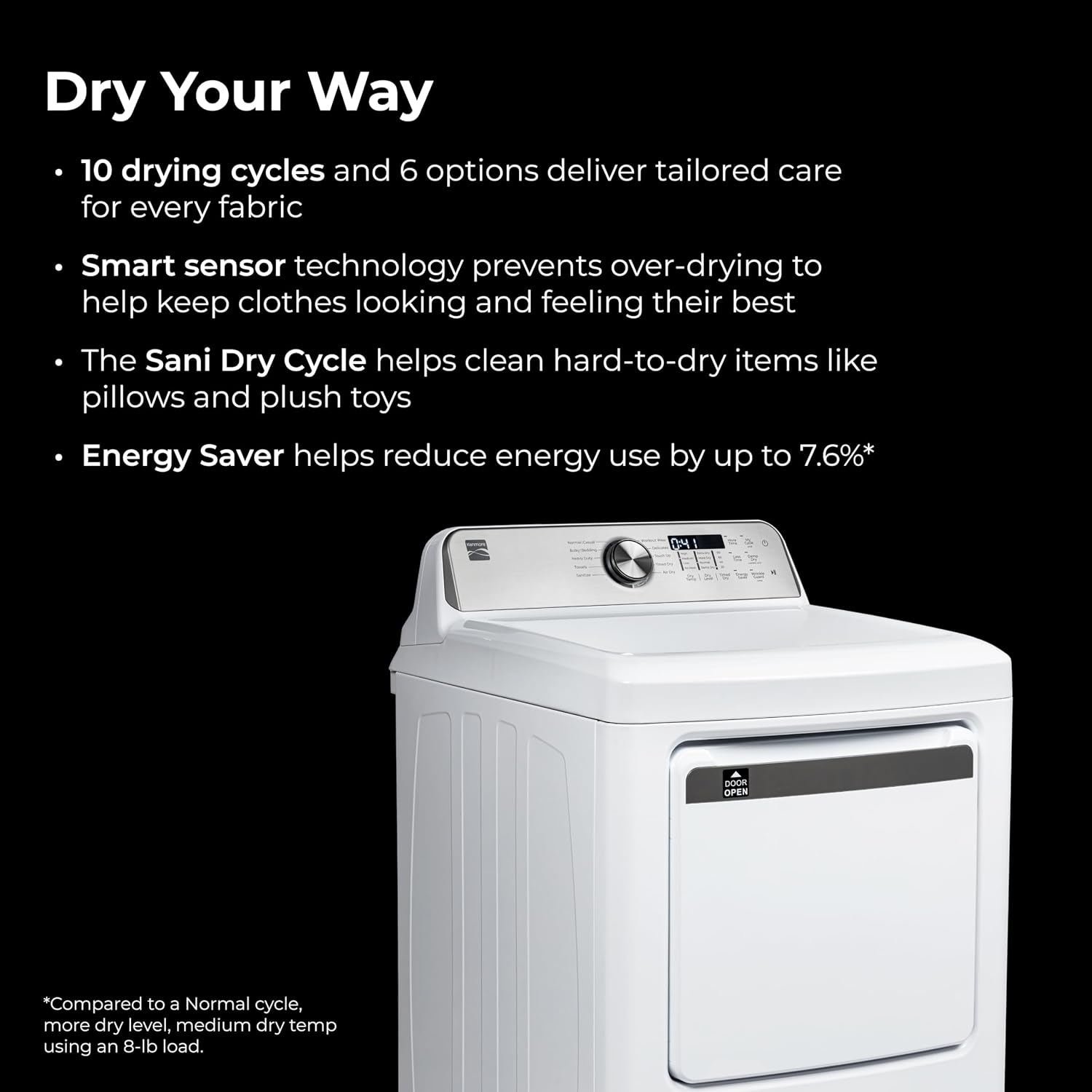 Kenmore 7.0 cu. ft. Front Load Electric Dryer