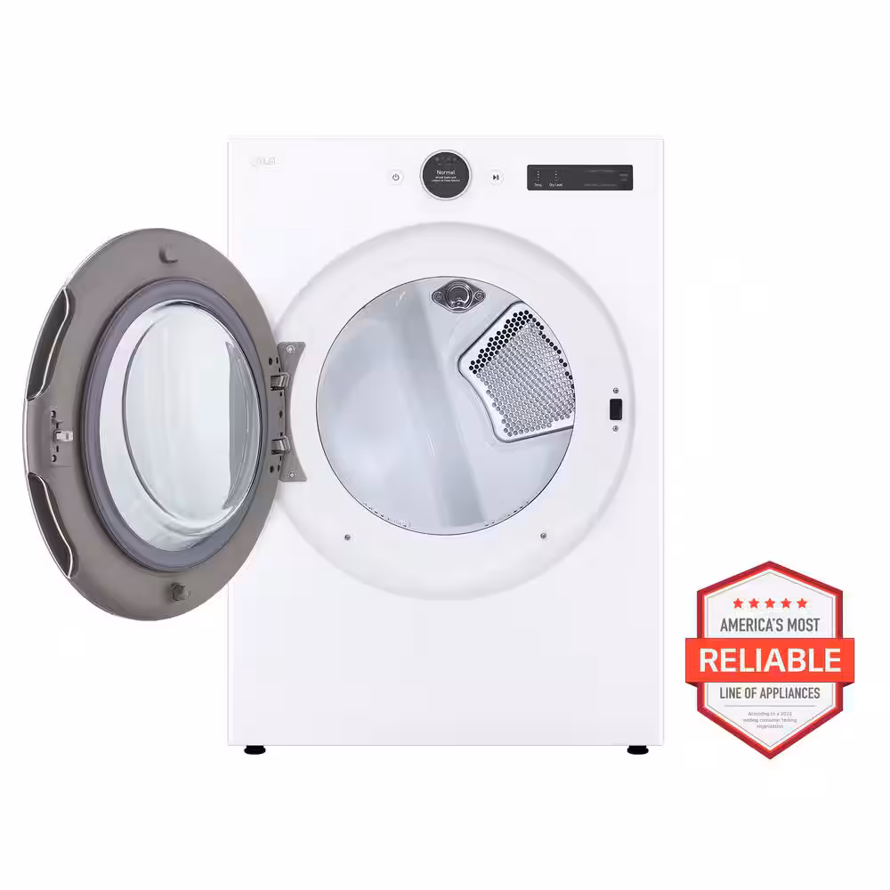 LG 7.4 cu. ft. Vented Stackable SMART Electric Dryer DLEX6500W
