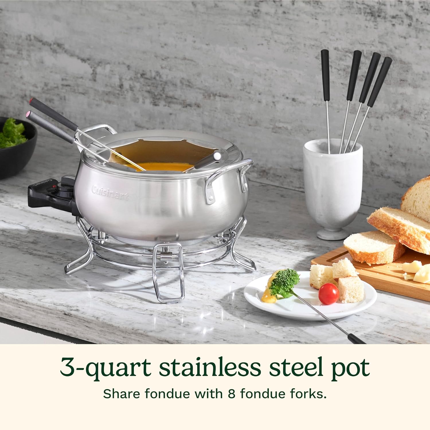 Cuisinart CFO-3SS 3-Quart Electric Fondue Maker