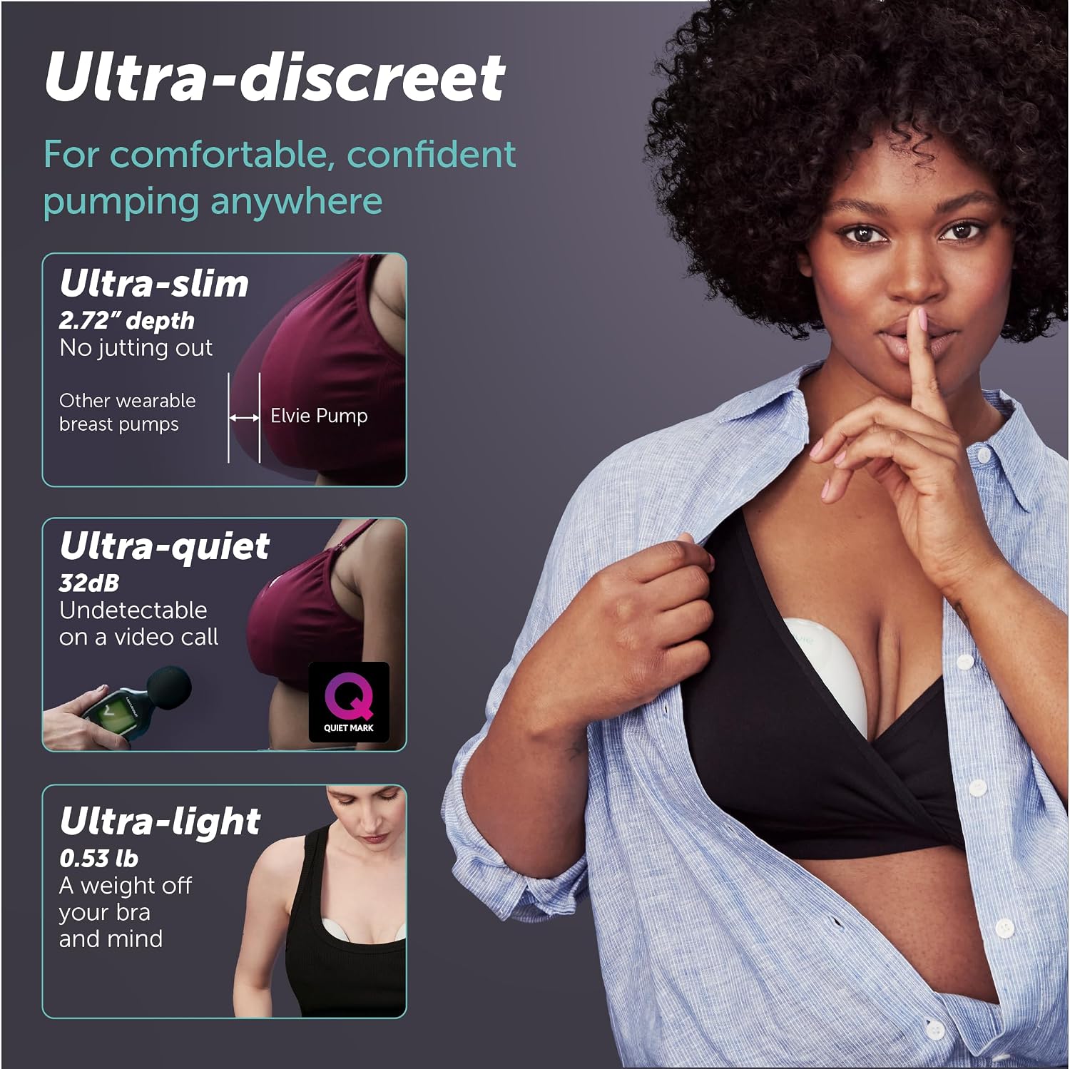 Elvie Double Wearable Breast Pump