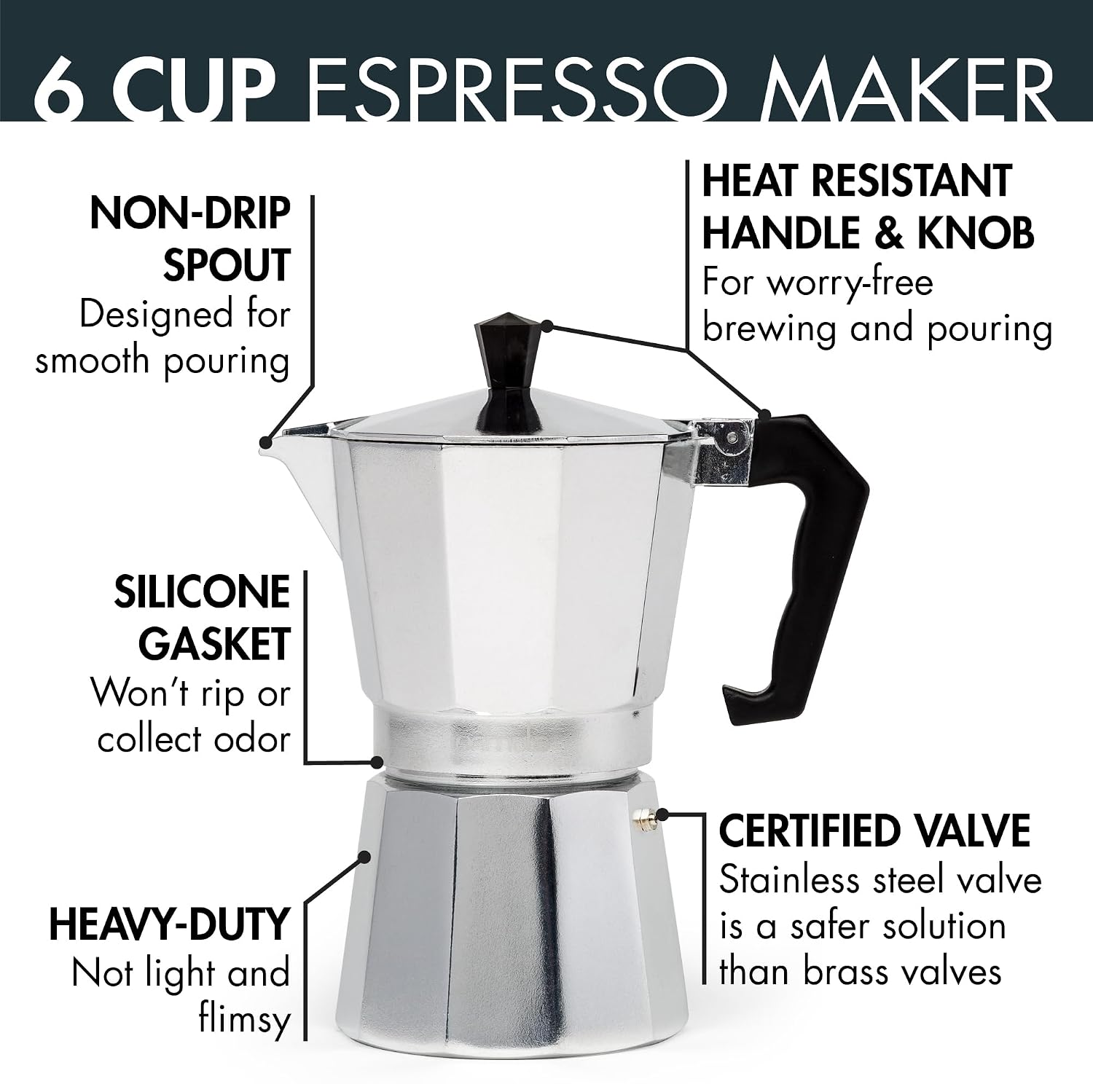 Primula Classic Stovetop Espresso and Coffee Maker