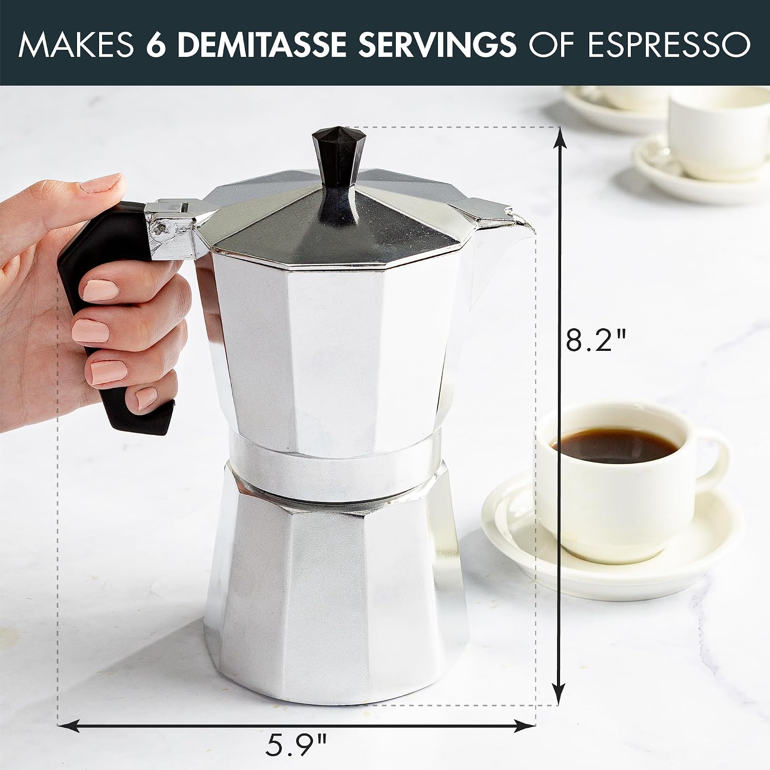 Primula Classic Stovetop Espresso and Coffee Maker