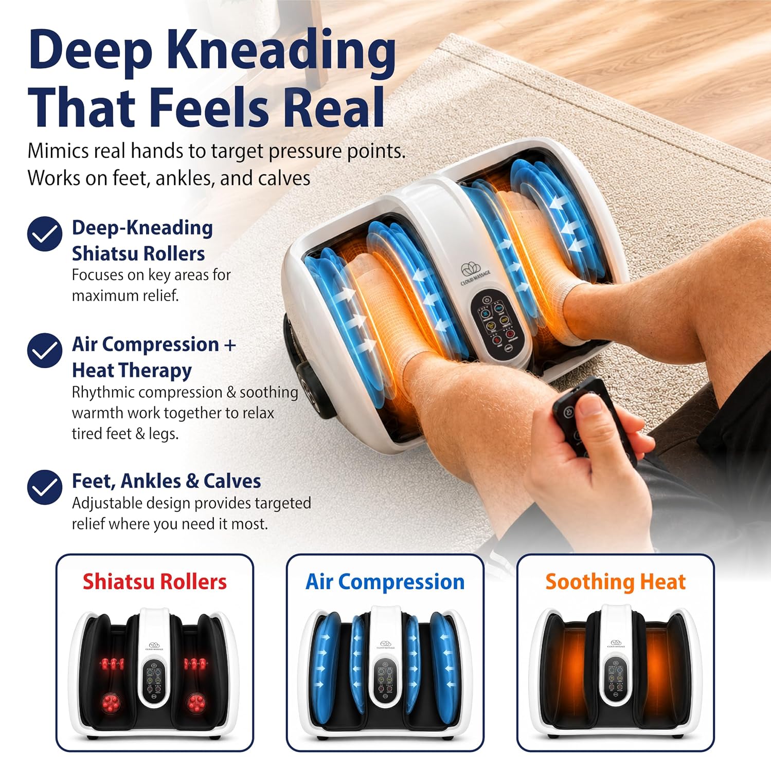 Cloud Massage Shiatsu Foot Massager