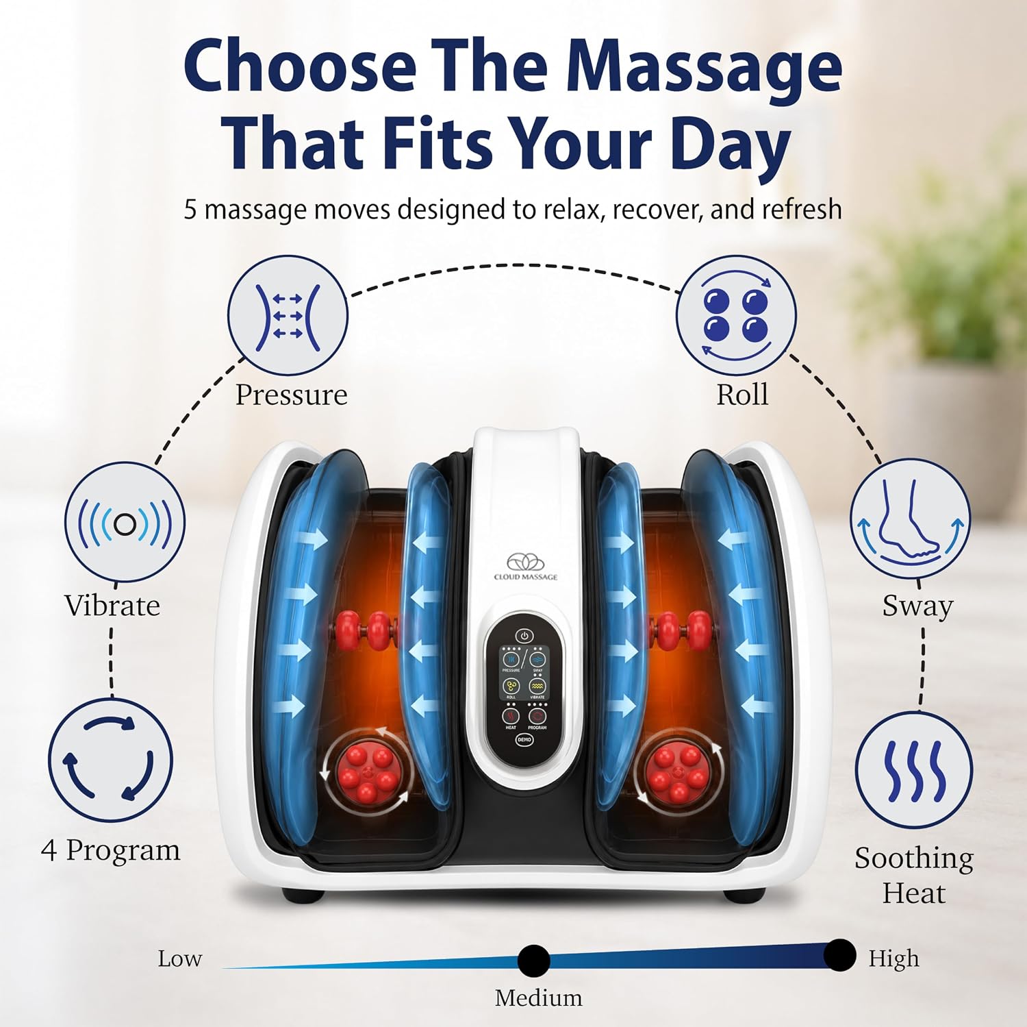 Cloud Massage Shiatsu Foot Massager