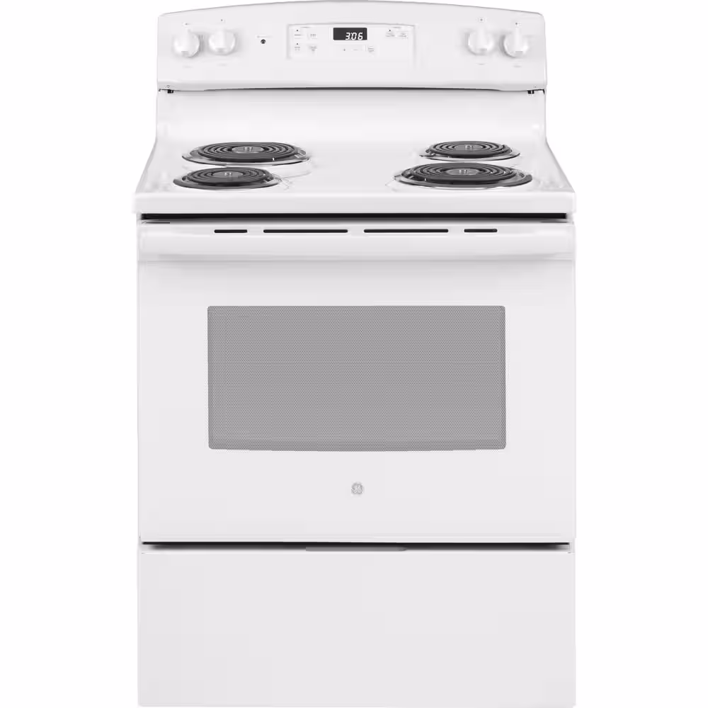 GE JBS360DMWW 30-inch Freestanding Electric Range