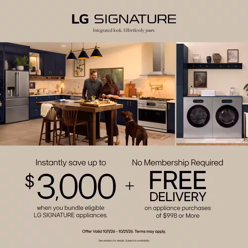 LG SIGNATURE 5.8 cu. ft. Mega Capacity Front Load Washer WM9900HSA
