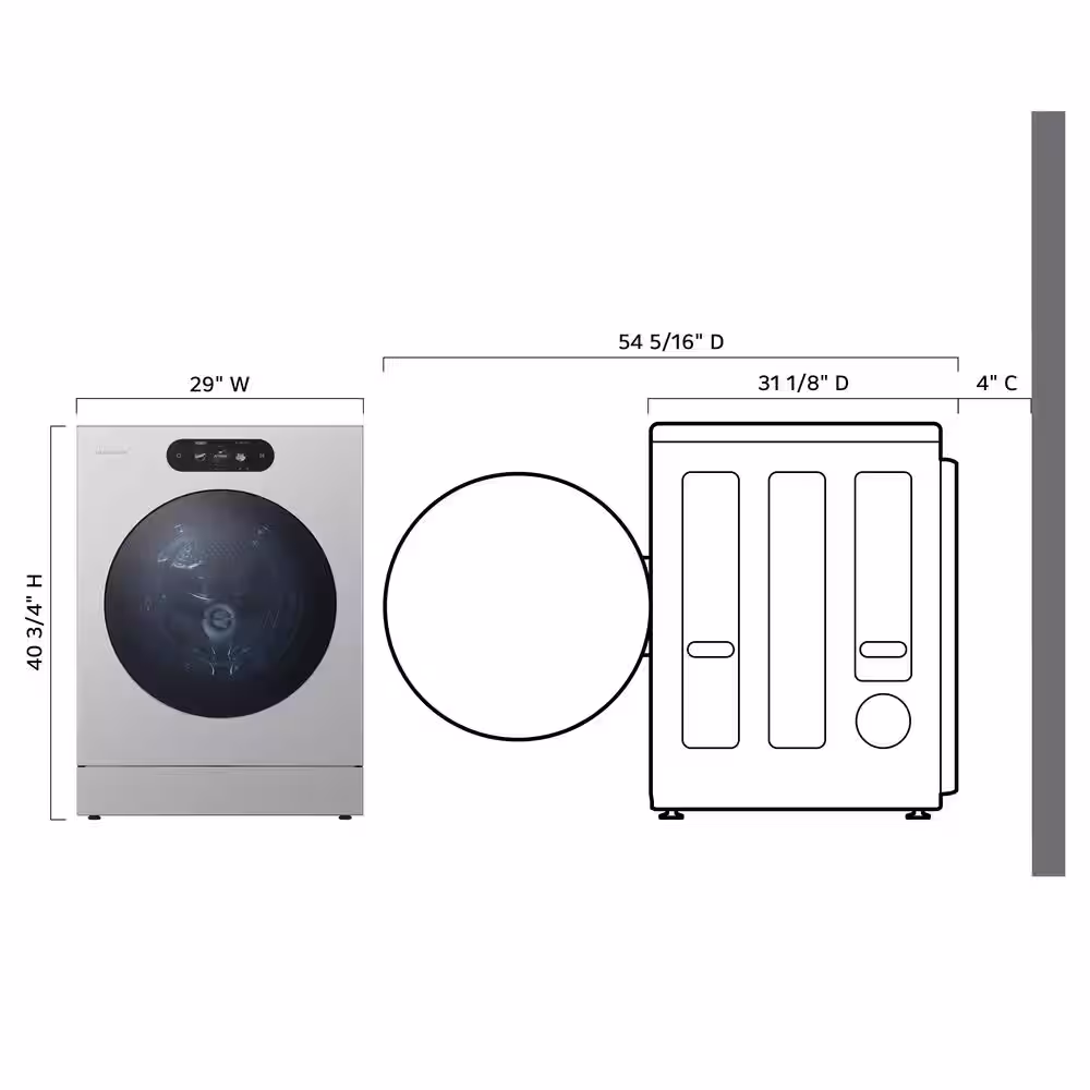 LG SIGNATURE 5.8 cu. ft. Mega Capacity Front Load Washer WM9900HSA