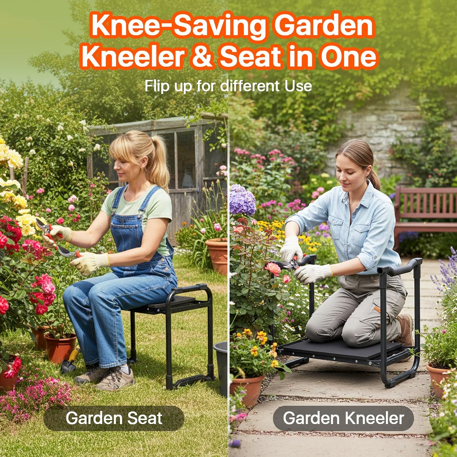 Poraise Garden Kneeler and Seat