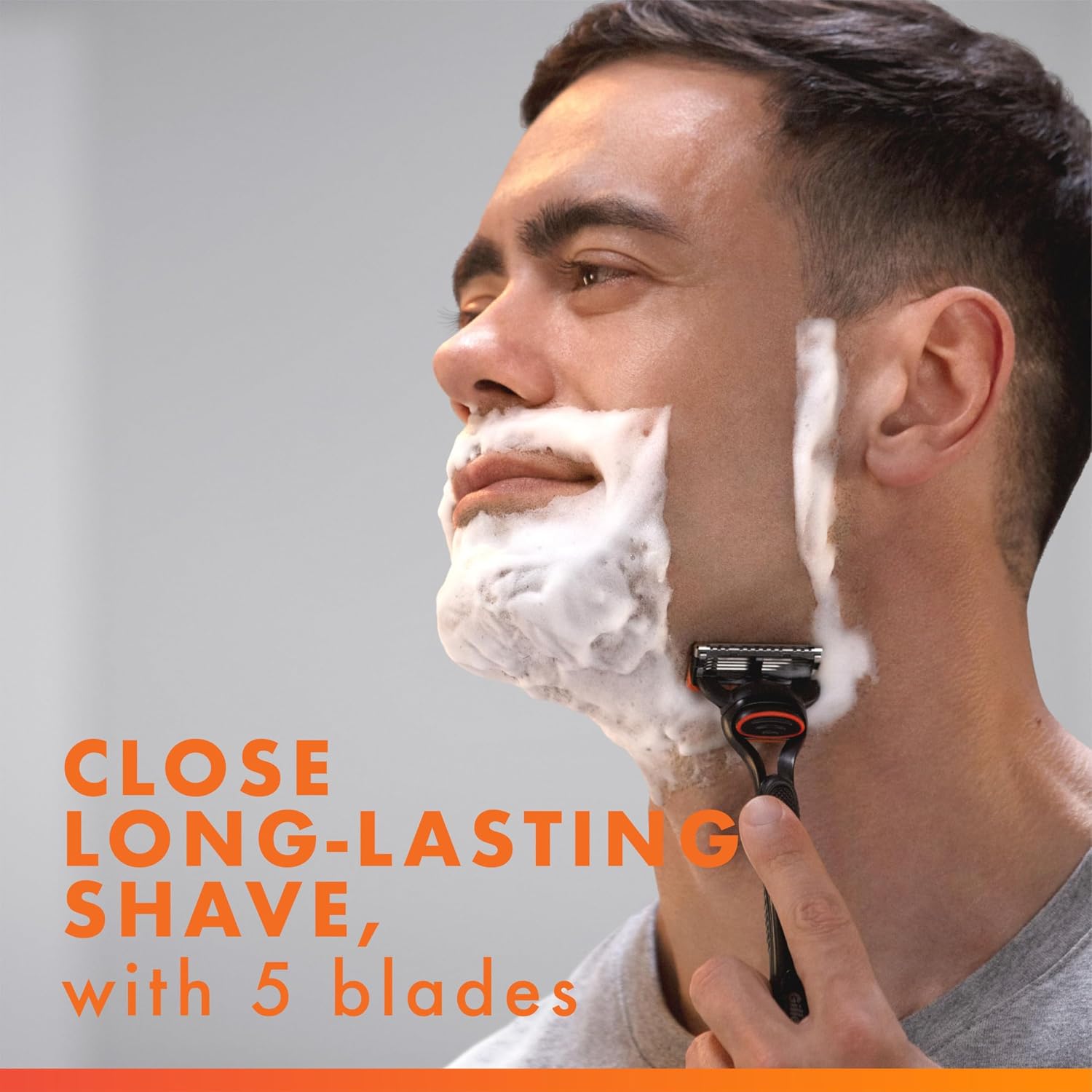 Gillette Fusion5 Men's Razor Handle with 4 Blade Refills
