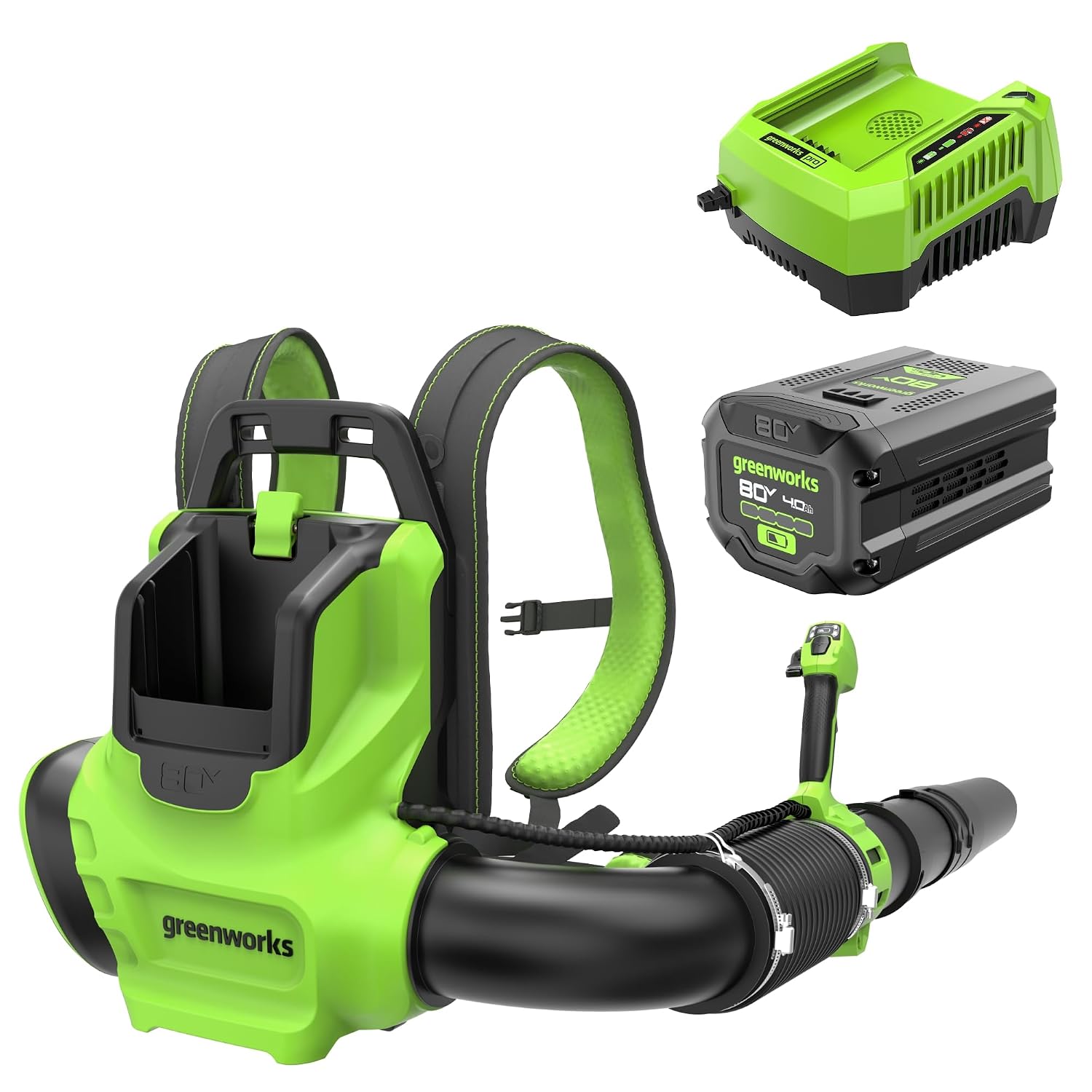 Greenworks 80V Backpack Leaf Blower