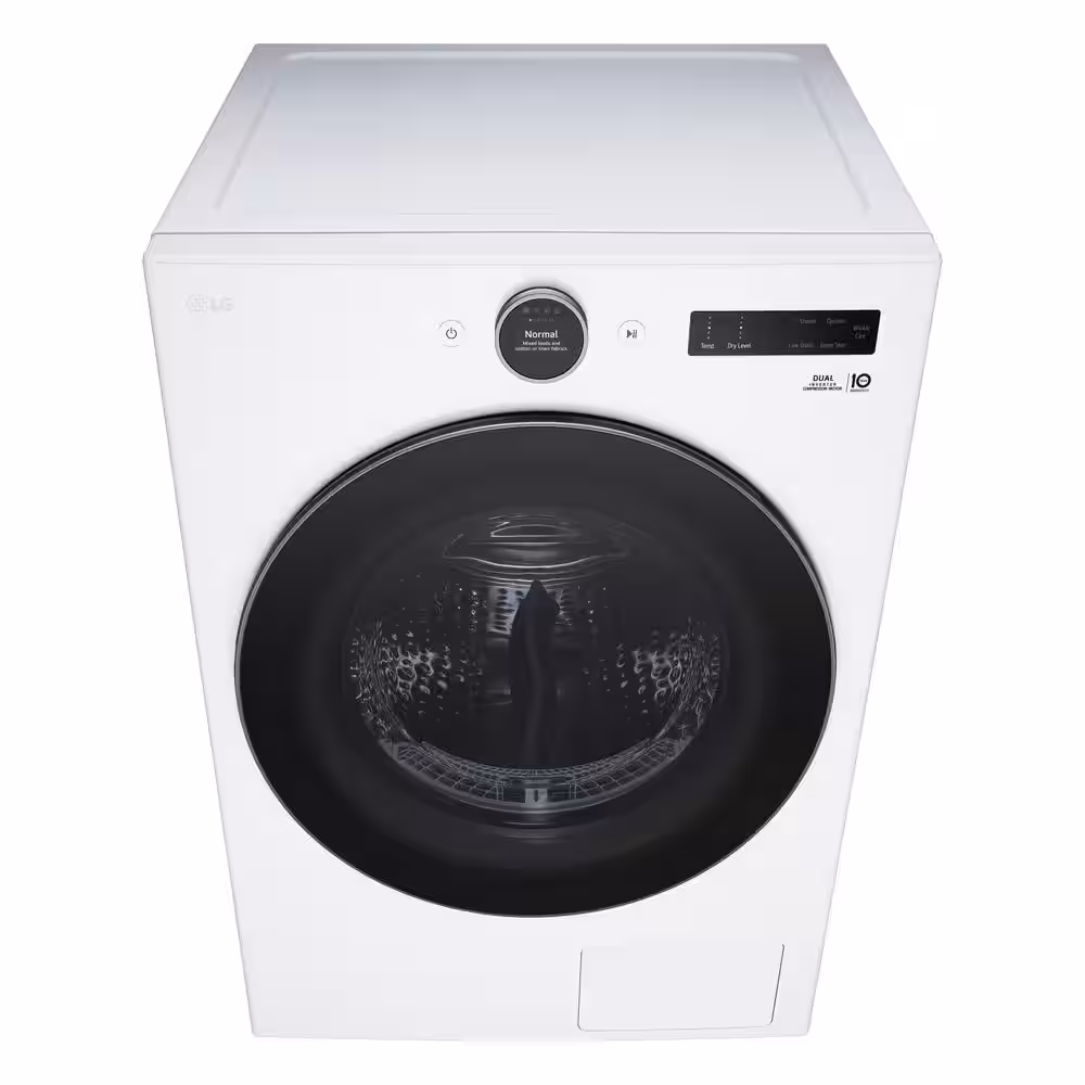 LG 7.8 cu. ft. Dual Inverter Heat Pump Dryer DLHC5502W