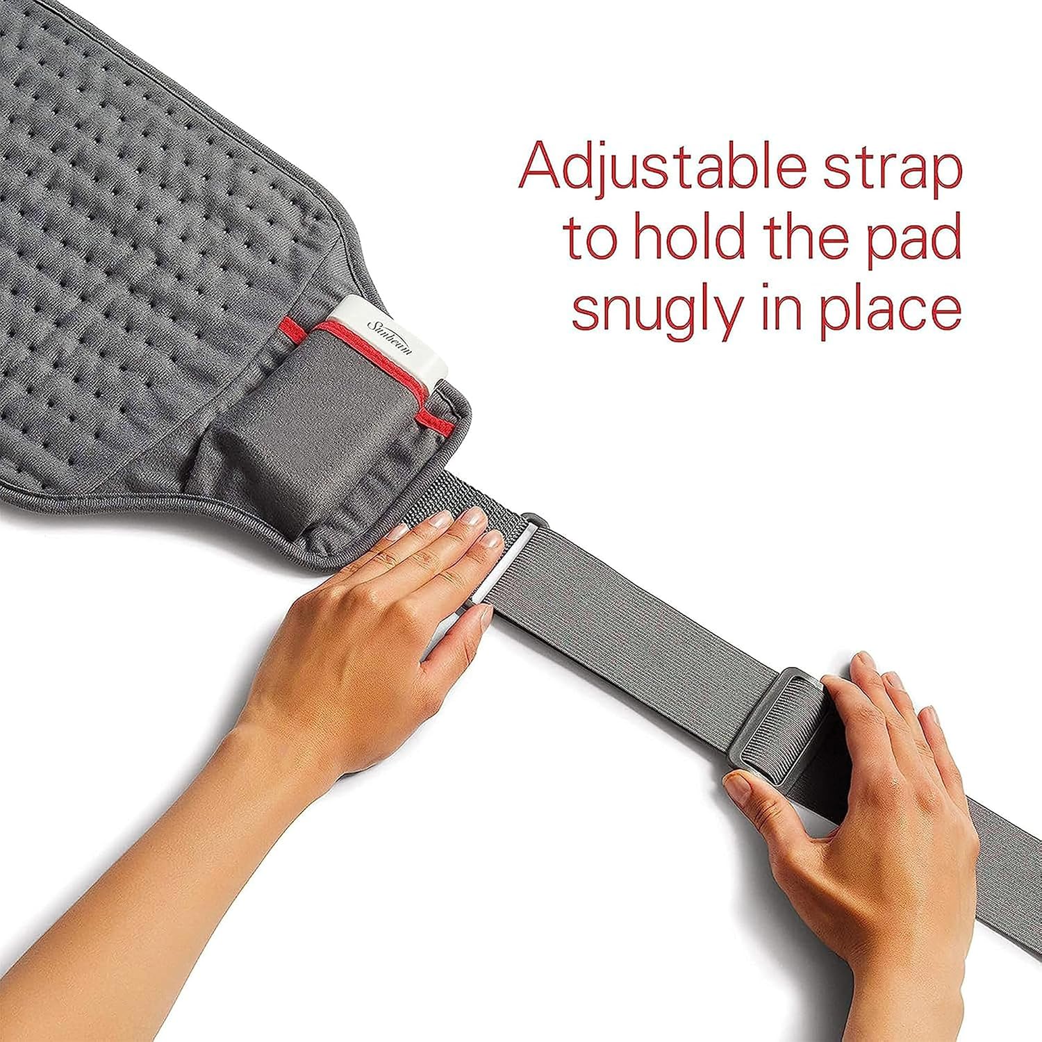 Sunbeam Cordless Rechargeable Heating Pad, 9.5" x 12"