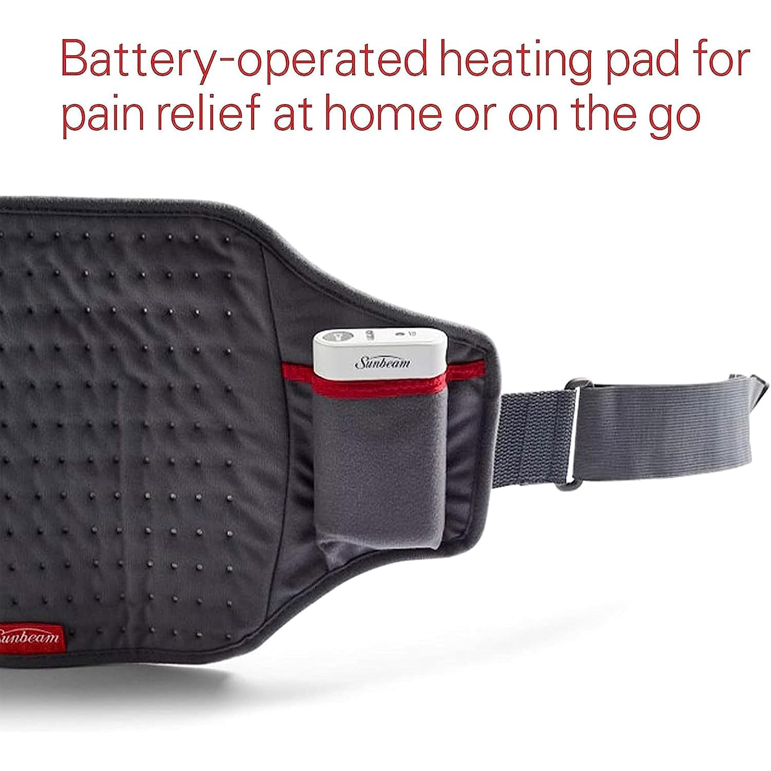 Sunbeam Cordless Rechargeable Heating Pad, 9.5" x 12"