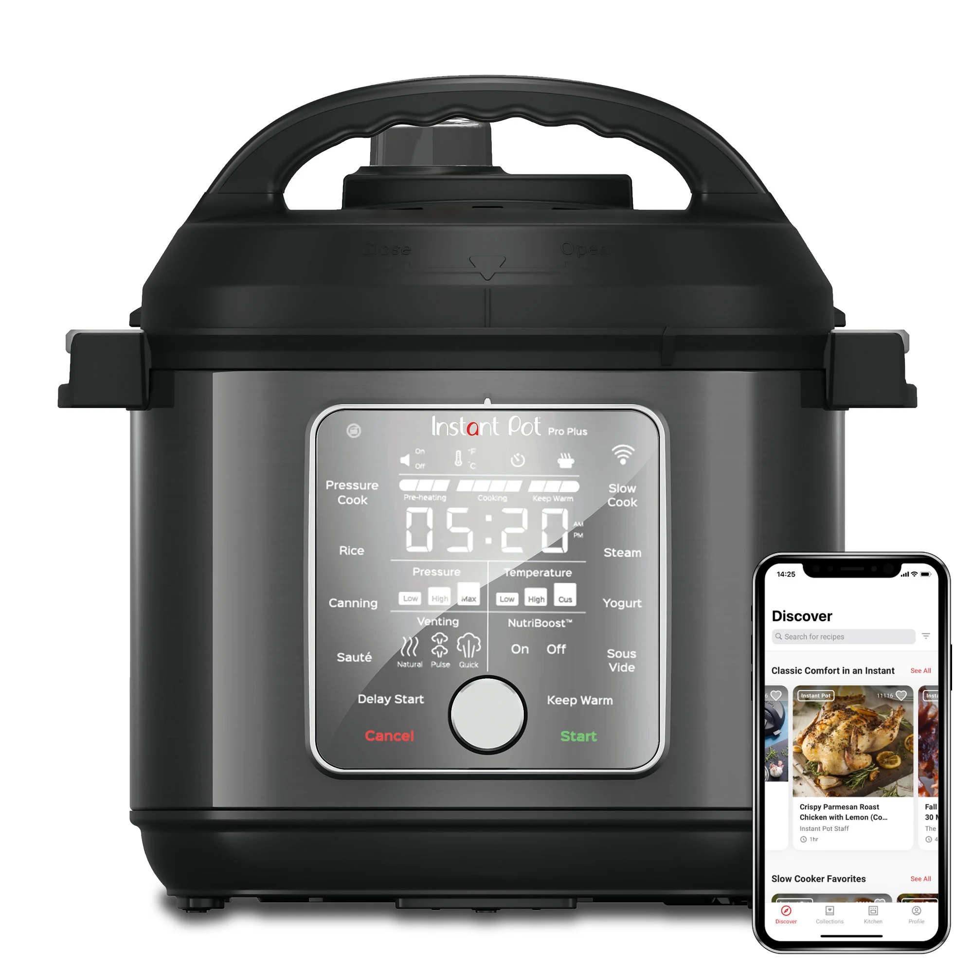 Instant Pot Pro Plus 6-Quart Electric Pressure Cooker