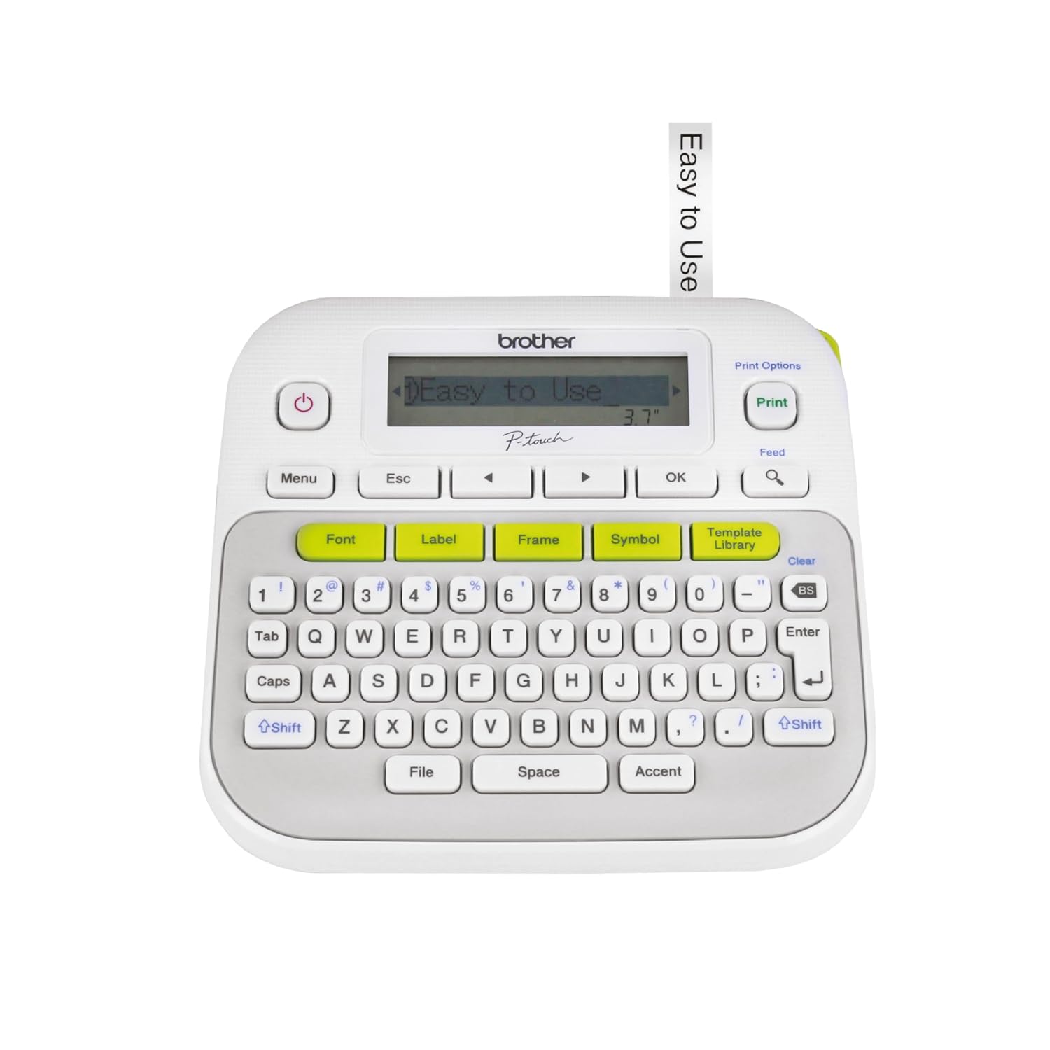 Brother PTD210 Easy-to-Use Monochrome Label Maker