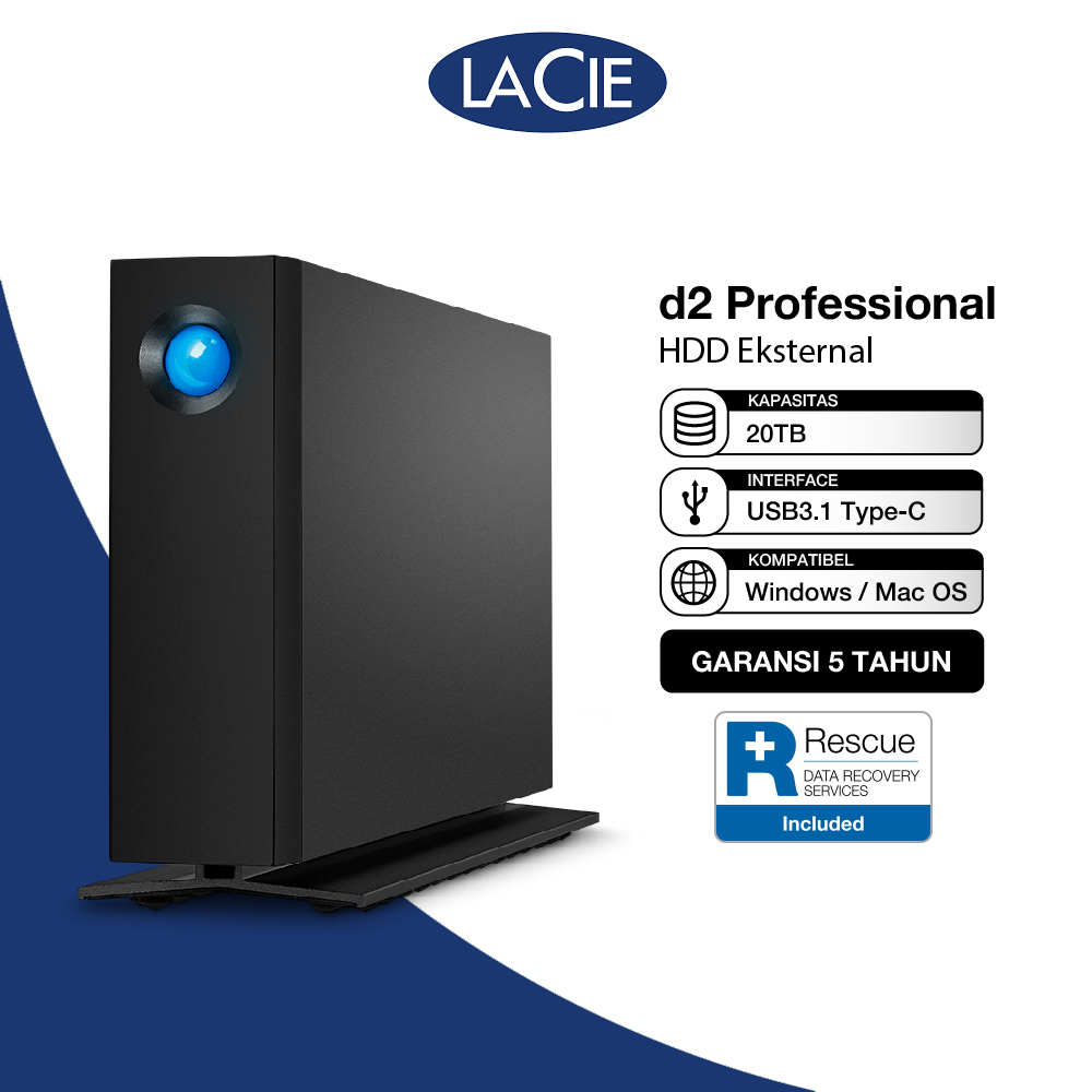 LaCie d2 Professional 20TB Desktop External Hard Drive