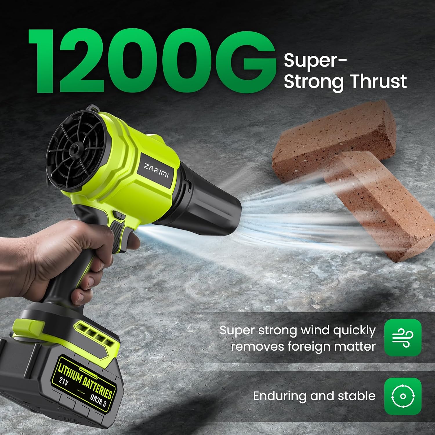 YUQUESEN Cordless Leaf Blower
