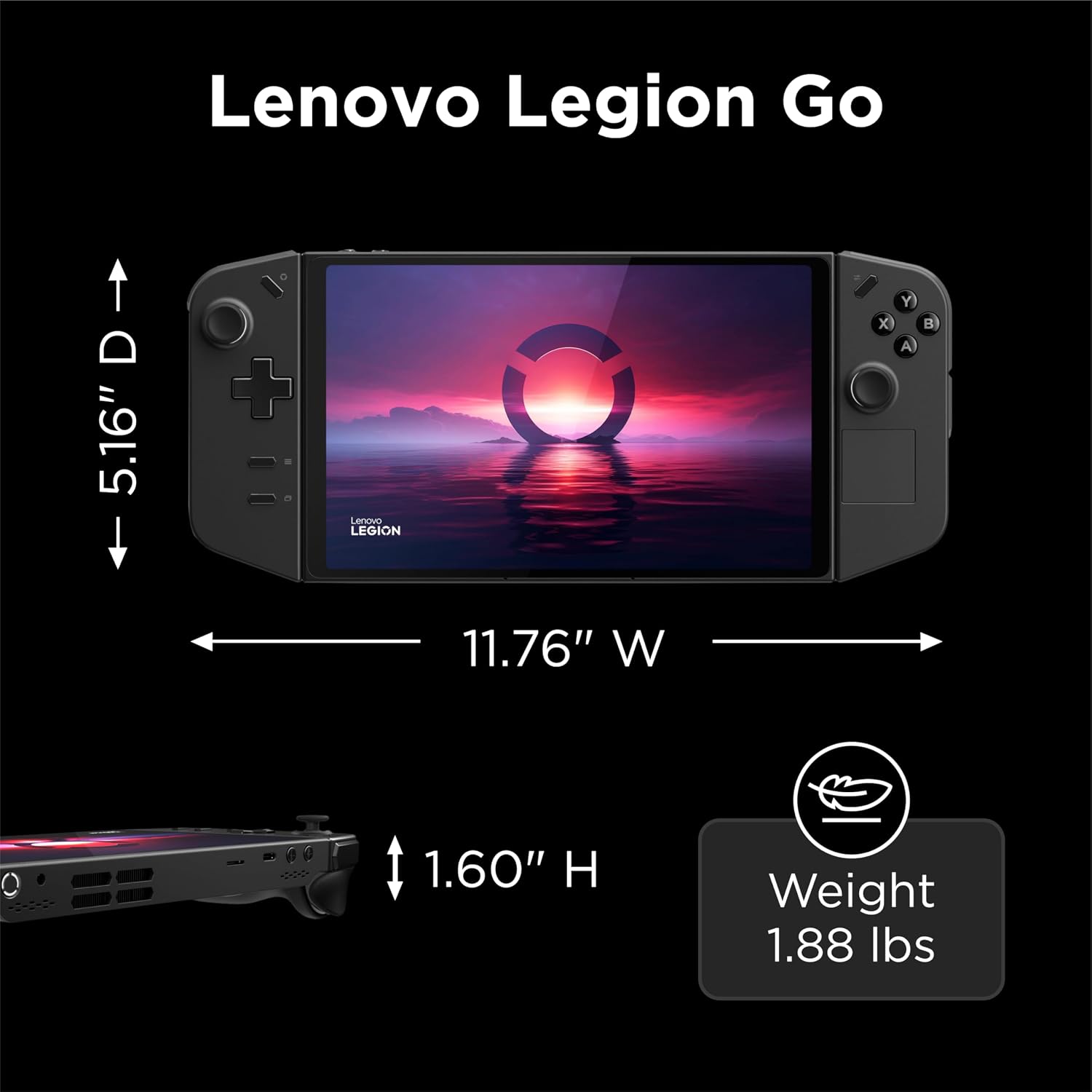 Lenovo Legion Go 8APU1 8.8-inch Handheld Gaming PC