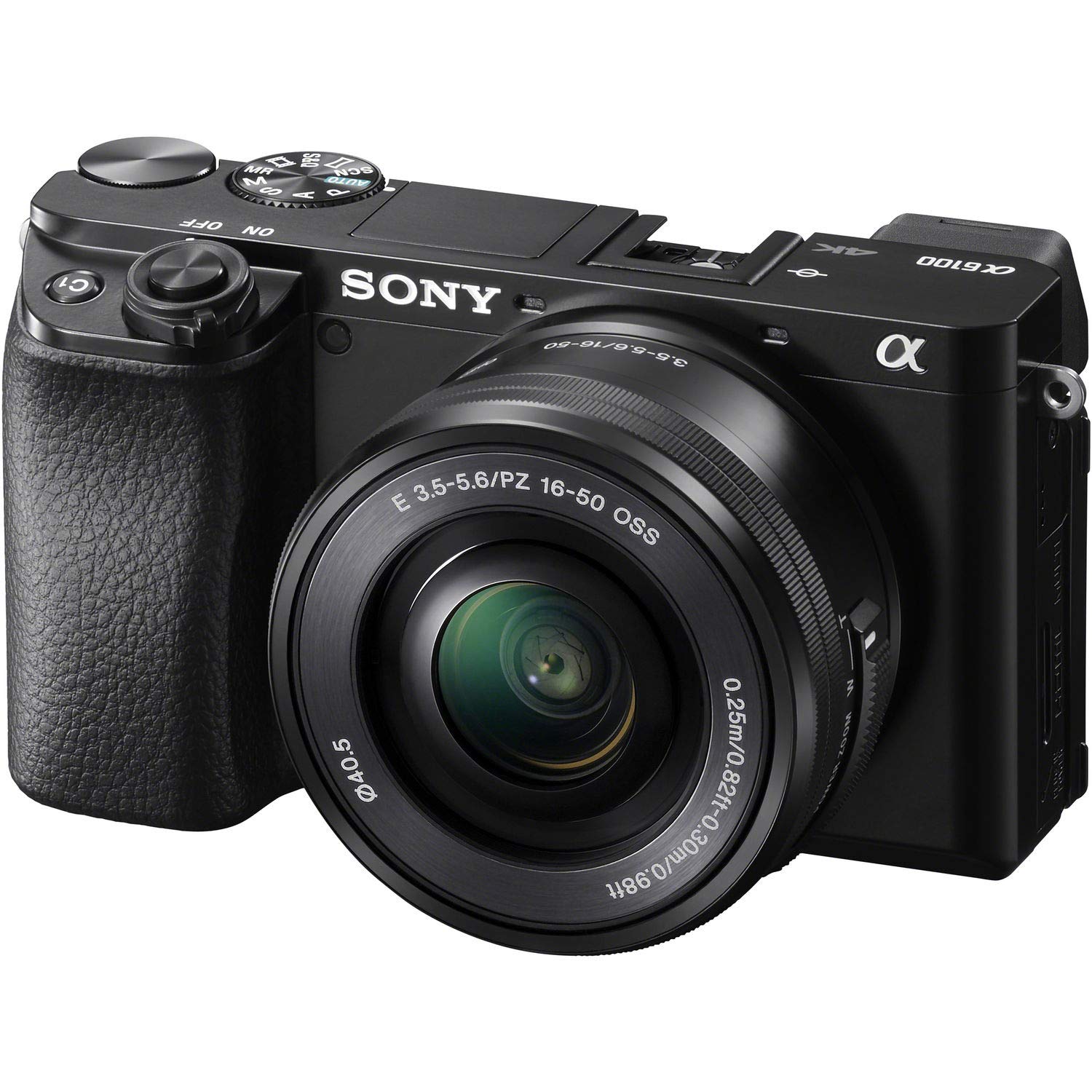 Sony Alpha A6100 ILCE6100L/B Mirrorless Camera 16-50mm Lens