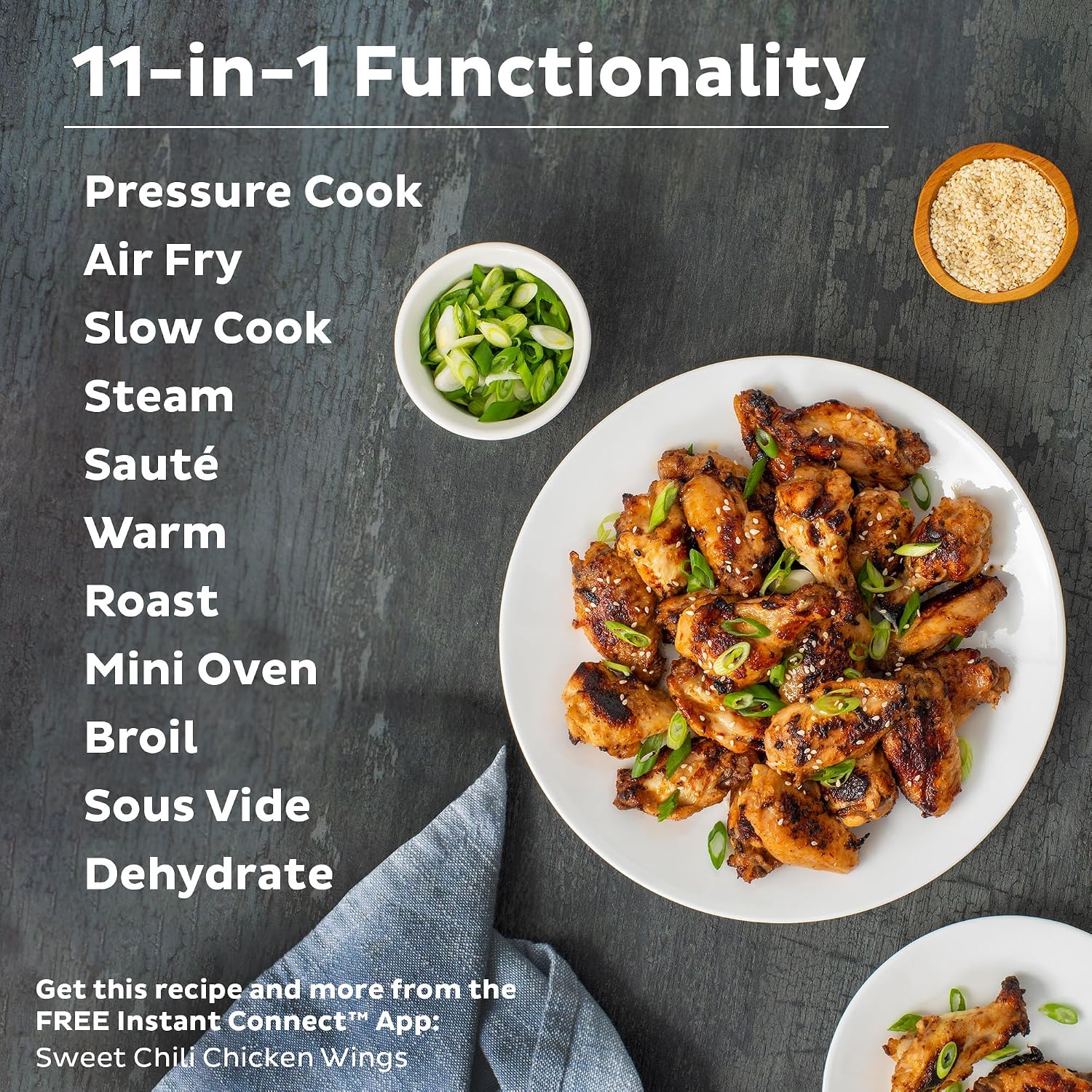 Instant Pot Duo Crisp 8 Qt 11-in-1 Air Fryer and Pressure Cooker