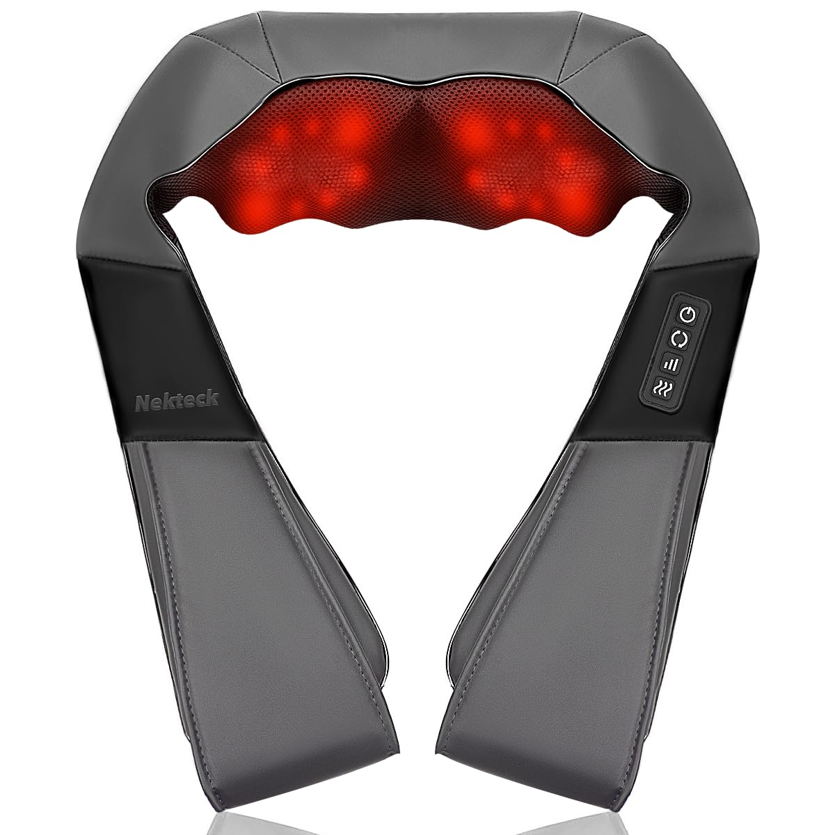 Nekteck Shiatsu Neck Massager with Heat