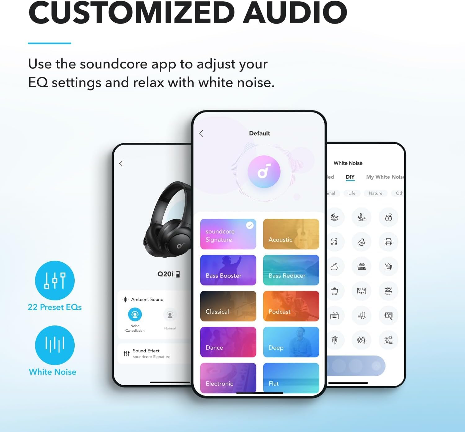 Soundcore by Anker Q20i Hybrid Active Noise Cancelling Headphones