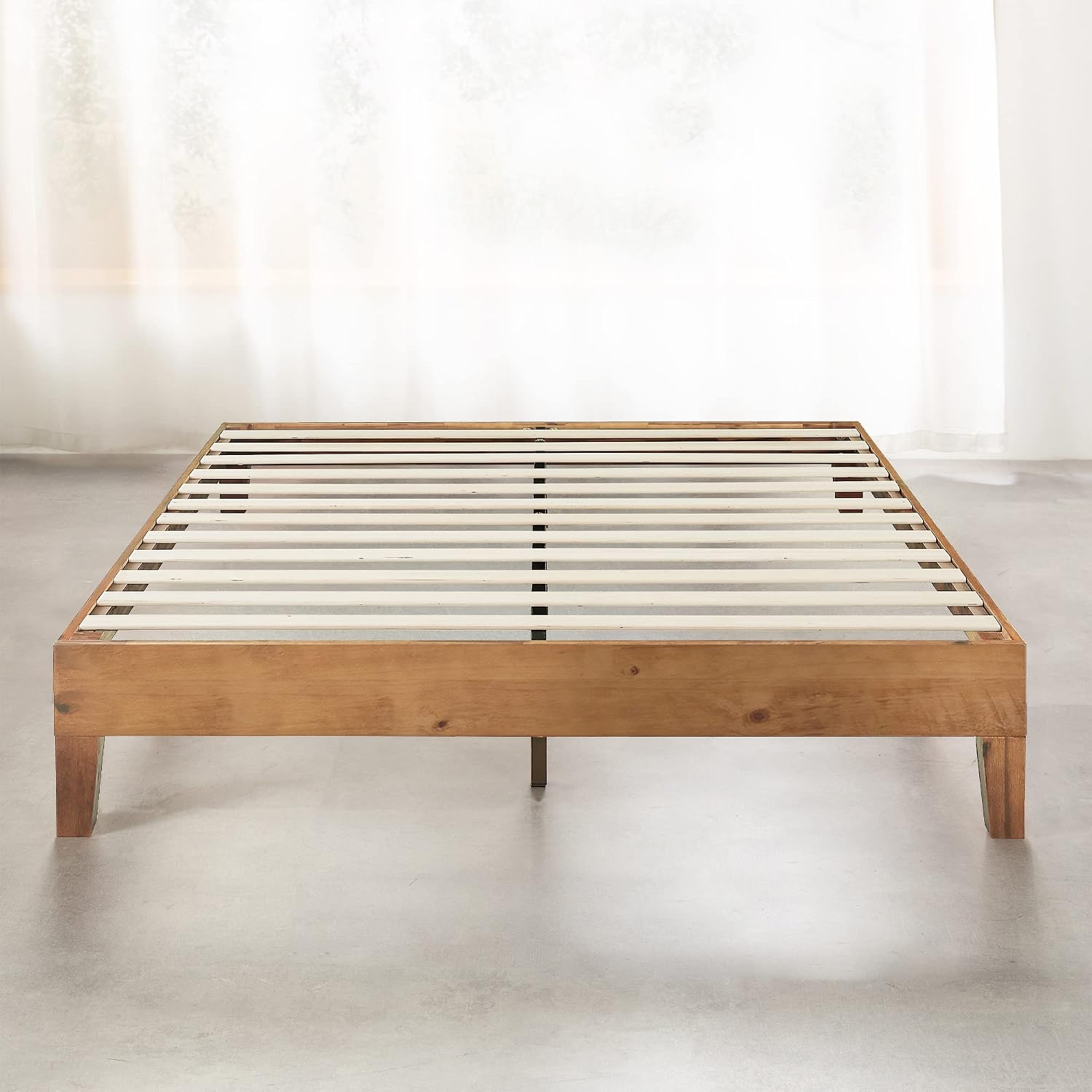 Mellow Naturalista Classic Solid Wood Platform Bed Queen