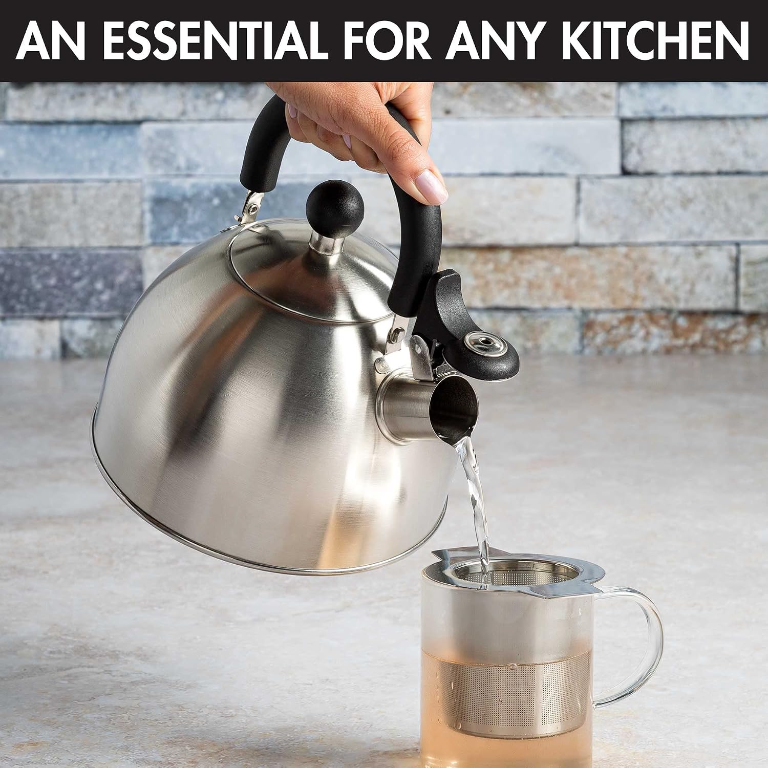 Primula Stewart 1.5-Quart Stovetop Tea Kettle
