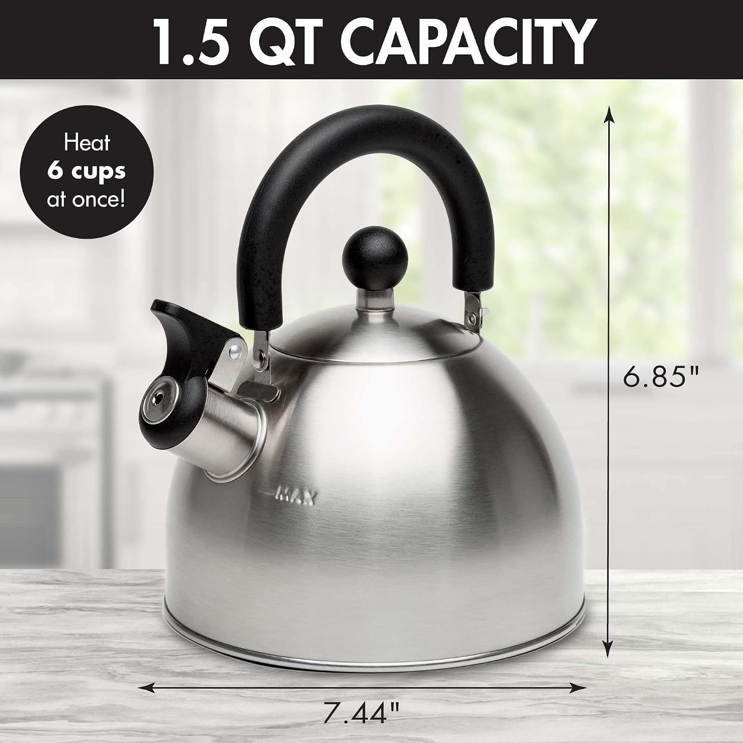 Primula Stewart 1.5-Quart Stovetop Tea Kettle