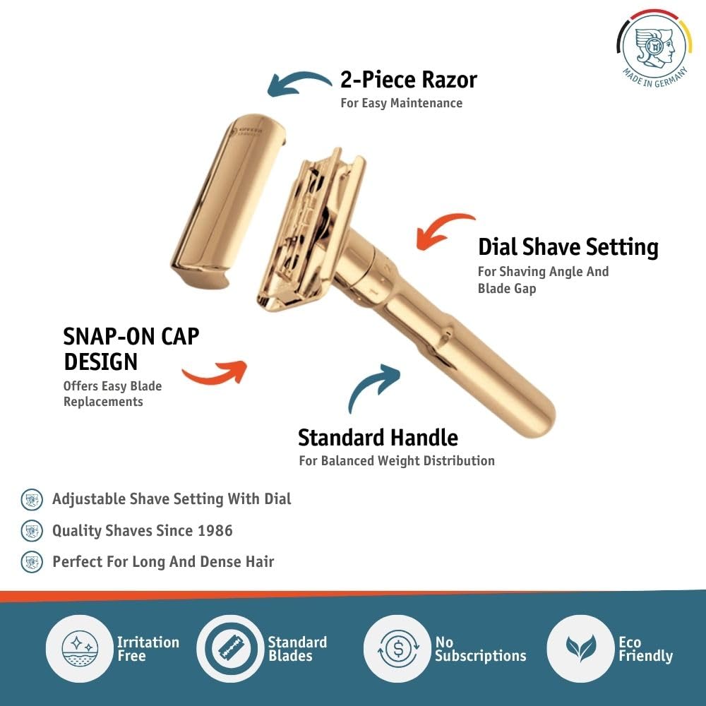 Merkur Futur 702 Adjustable Double Edge Safety Razor